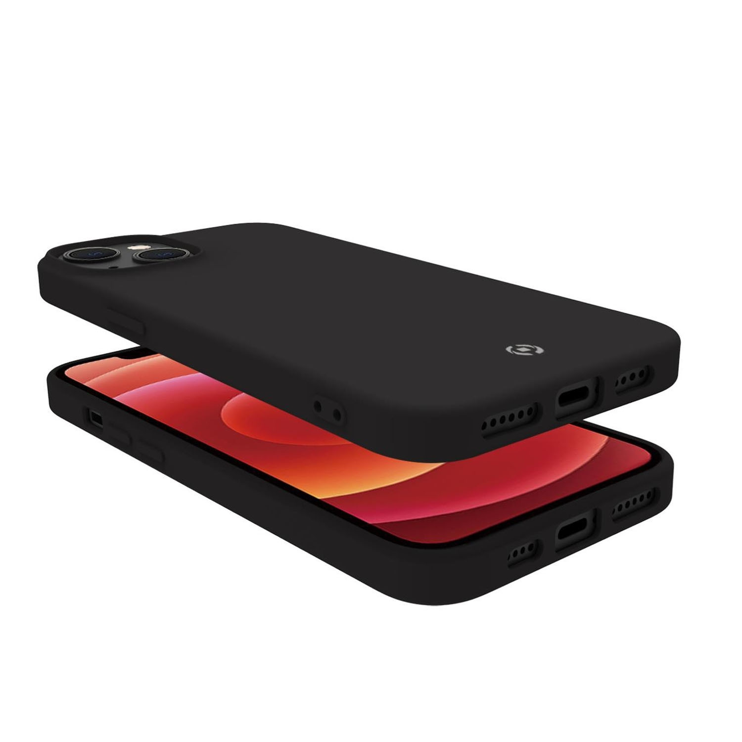 Cromo Soft rubber case iPhone 14 Black