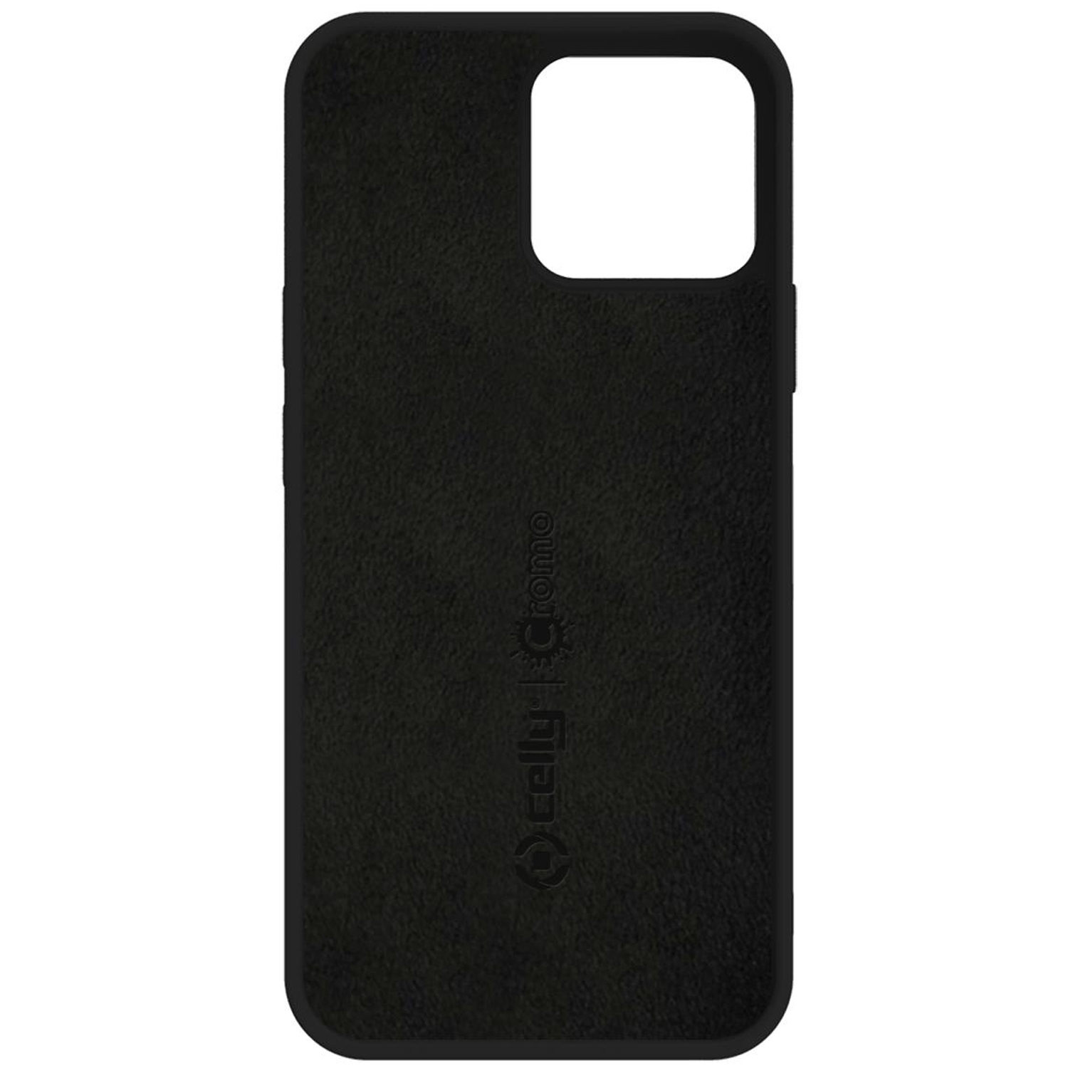Cromo Soft rubber case iPhone 13 Black