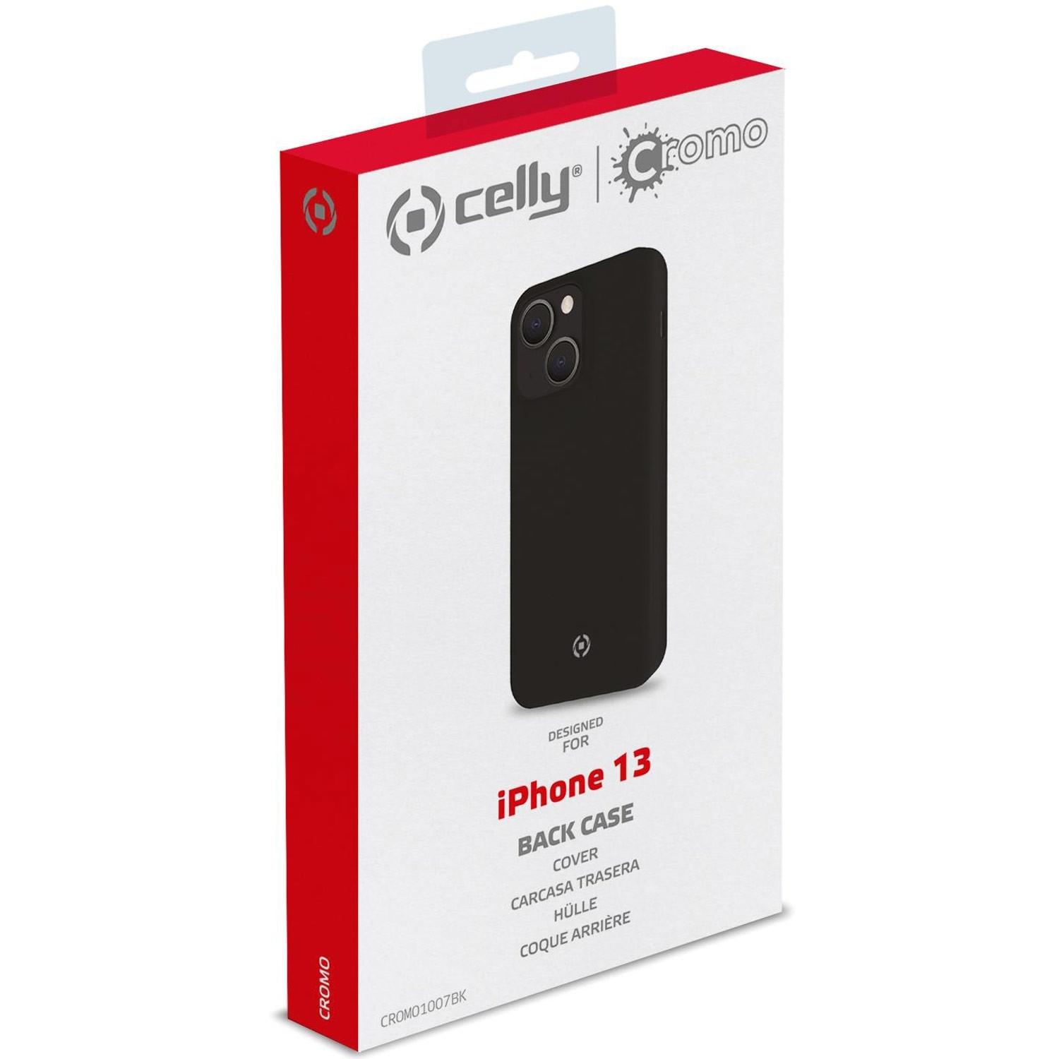 Cromo Soft rubber case iPhone 13 Black