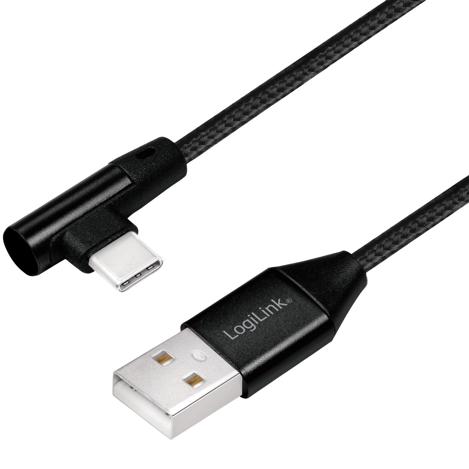 Cabo USB-C angular USB 2.0 Máx. 3A 1m