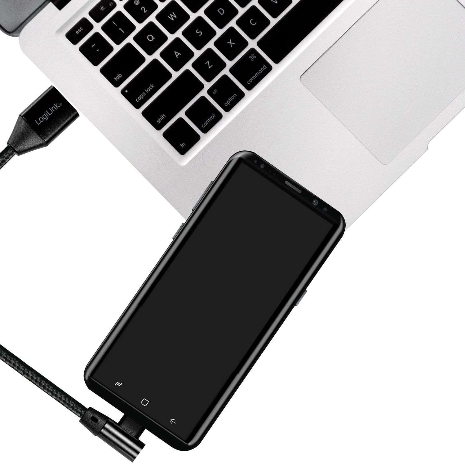 Câble USB-C coudé USB 2.0 Max 3A 1m
