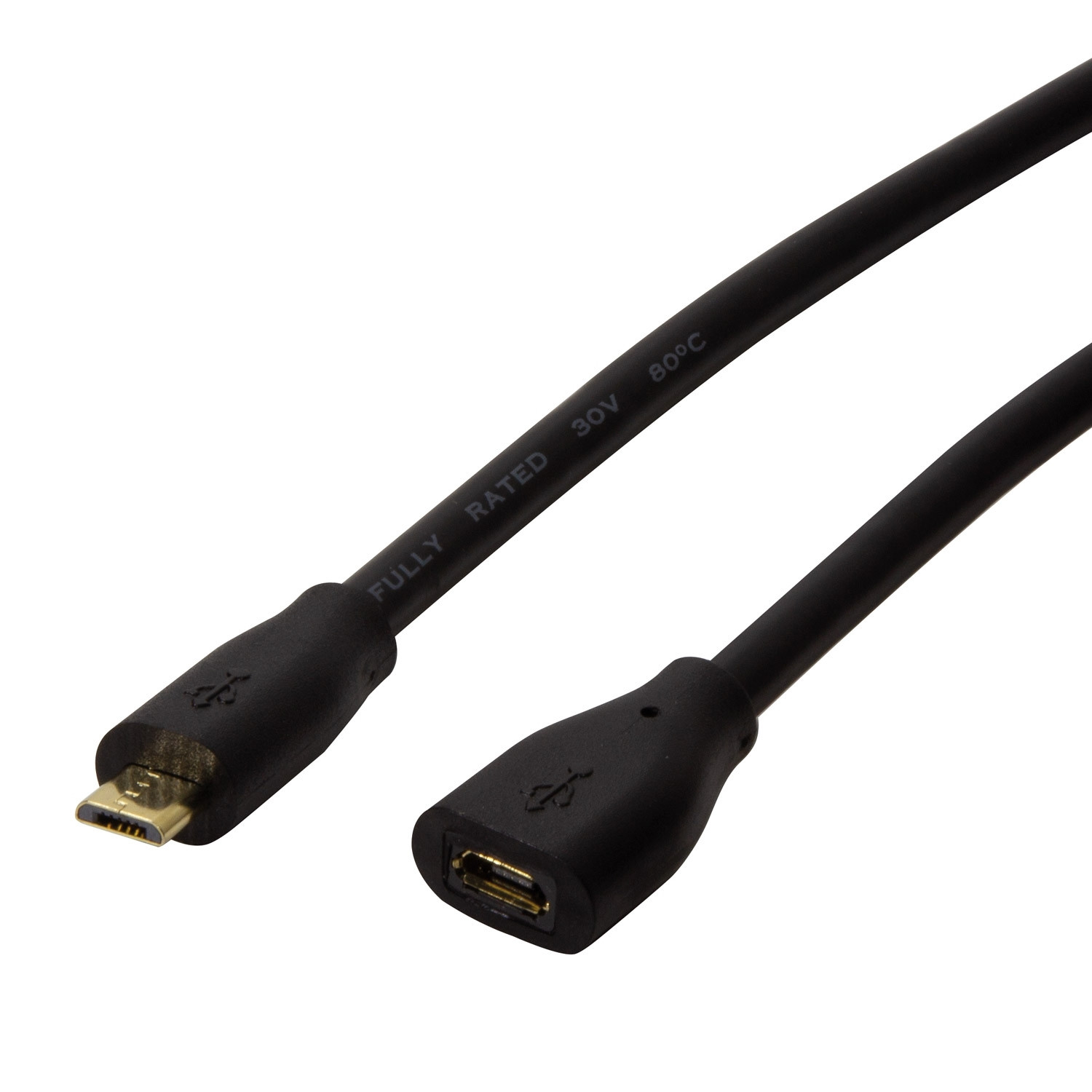 Przedłużacz MicroUSB 3m