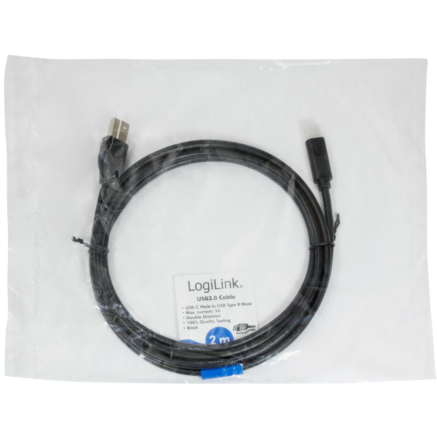 USB3.2 Gen1x1 USB-C - USB-B 3.0 2 metry