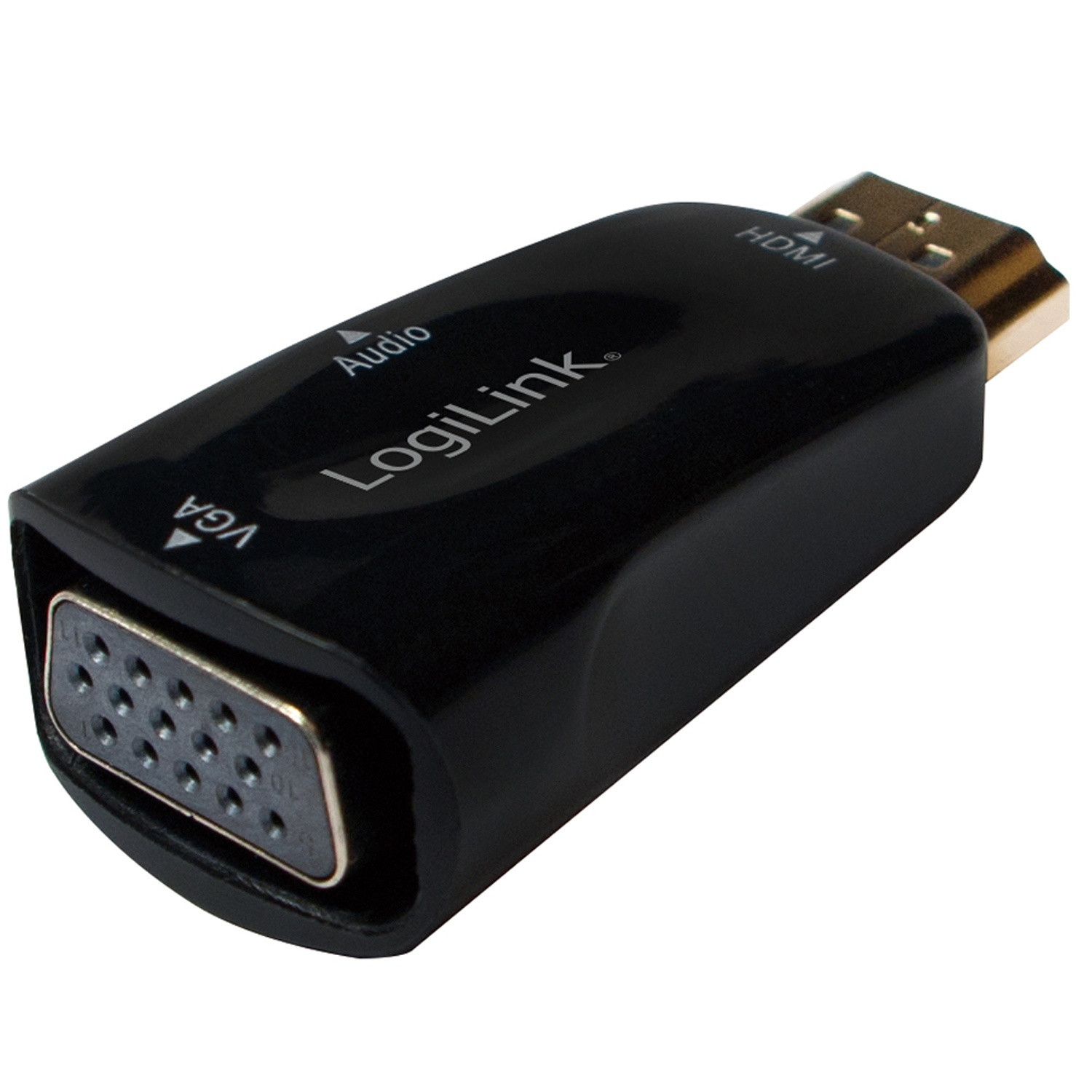 HDMI samec - VGA samica + audio