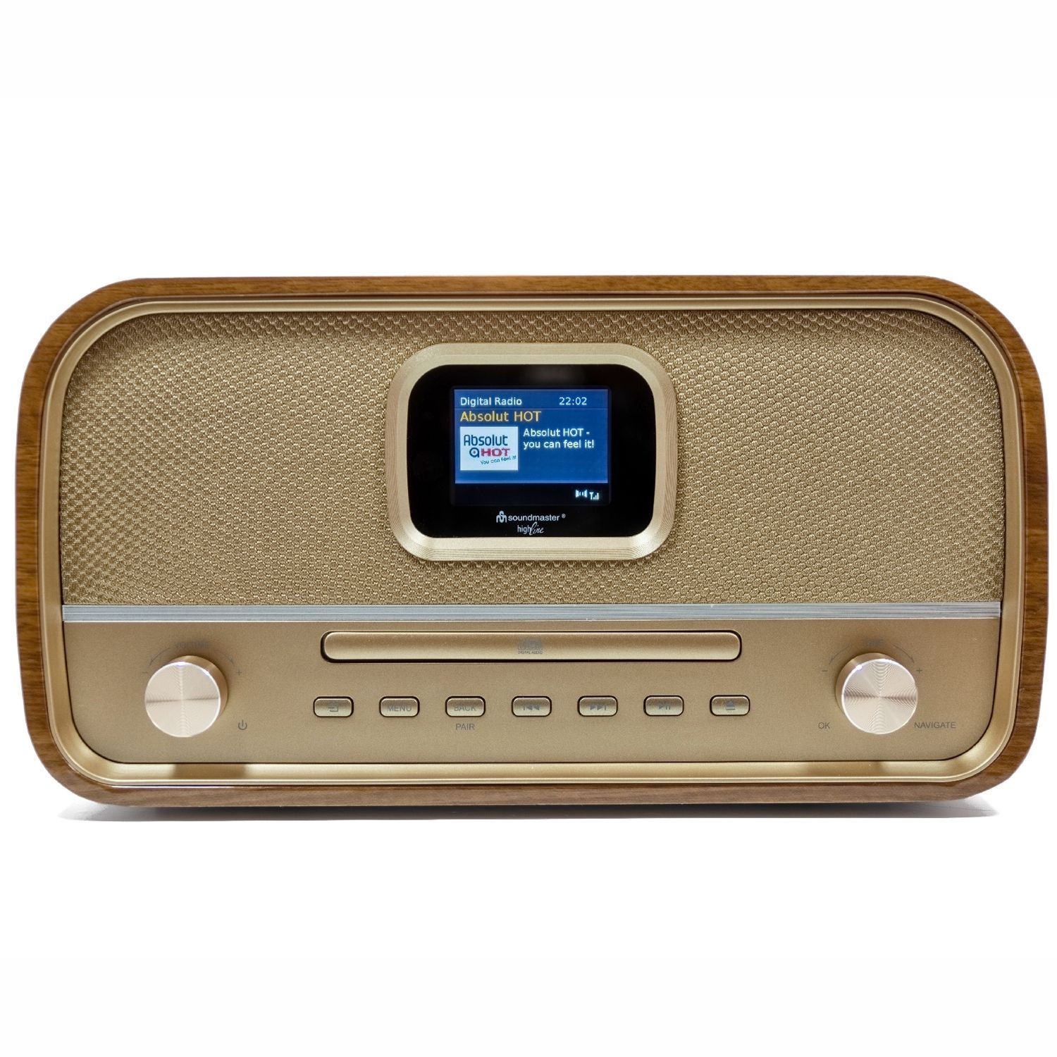 Estéreo BT/CD/USB e rádio