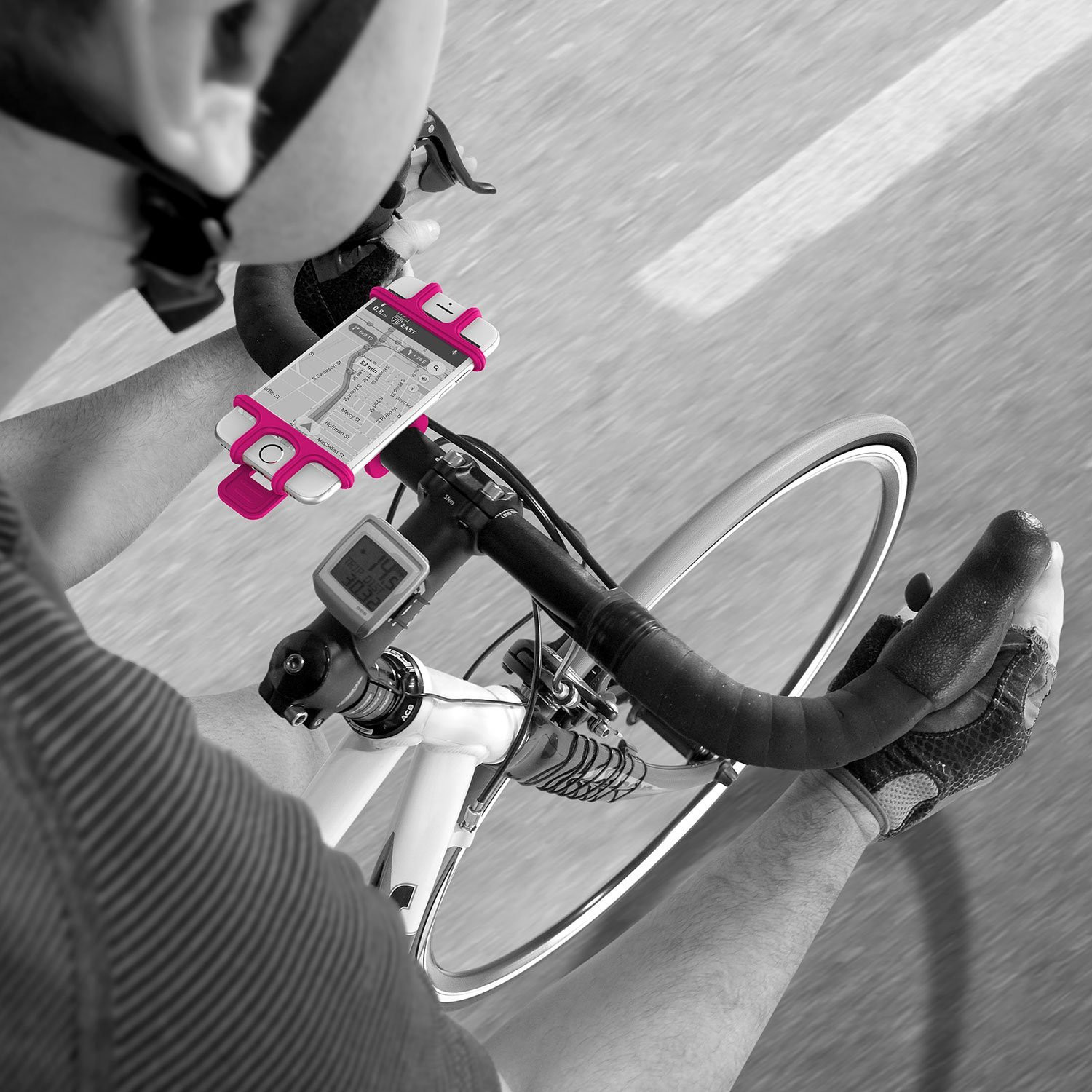 Support mobile pour vélo/e-scooter/poussette Ro