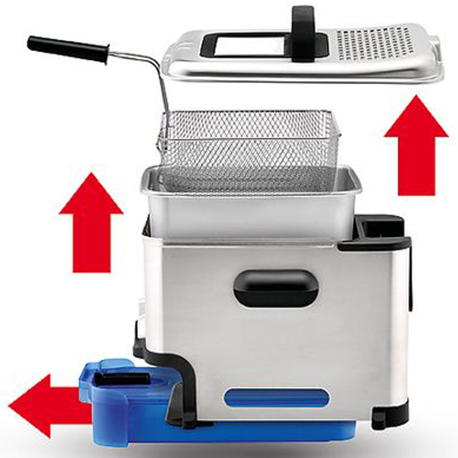 Friggitrice Oleoclean Digital Timer 3,5L 2300W