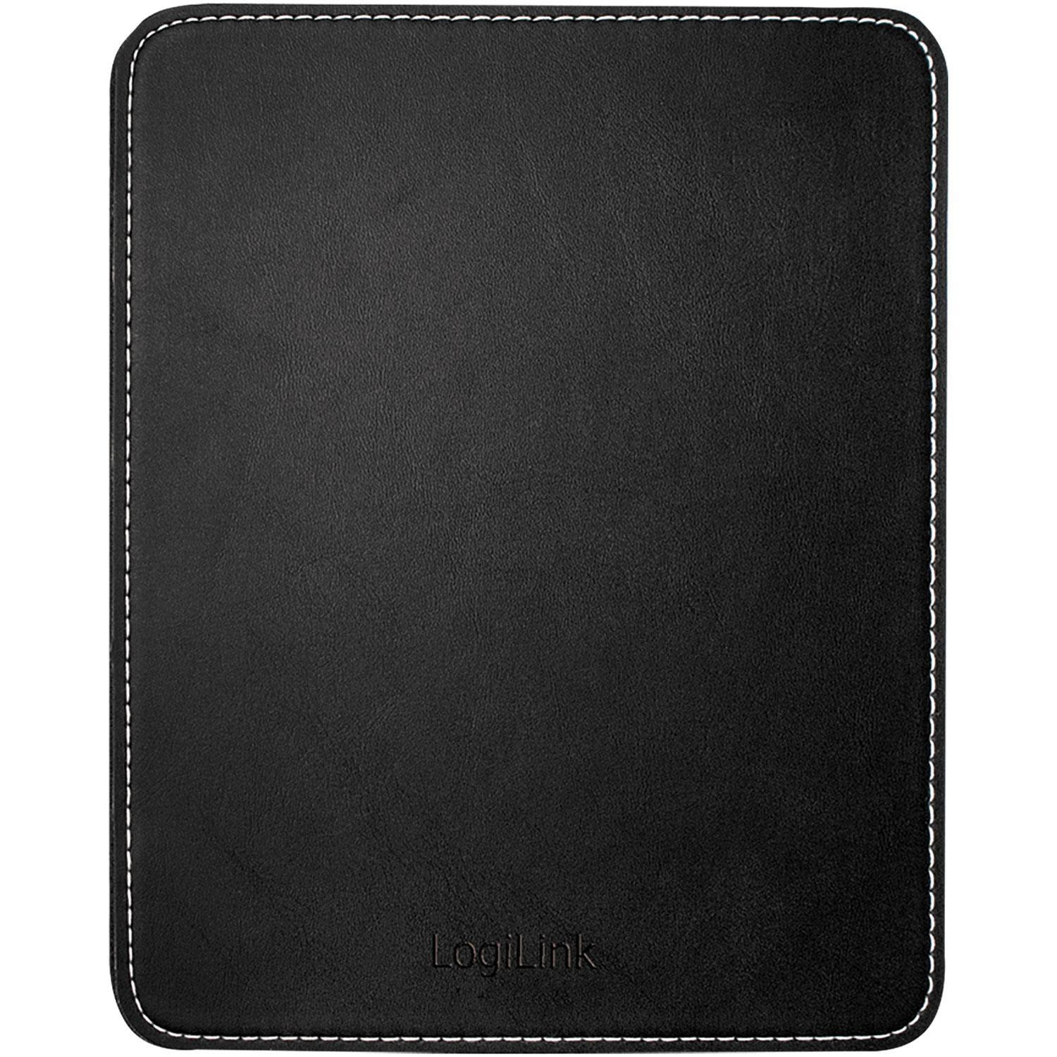 Mousepad Couro Preto