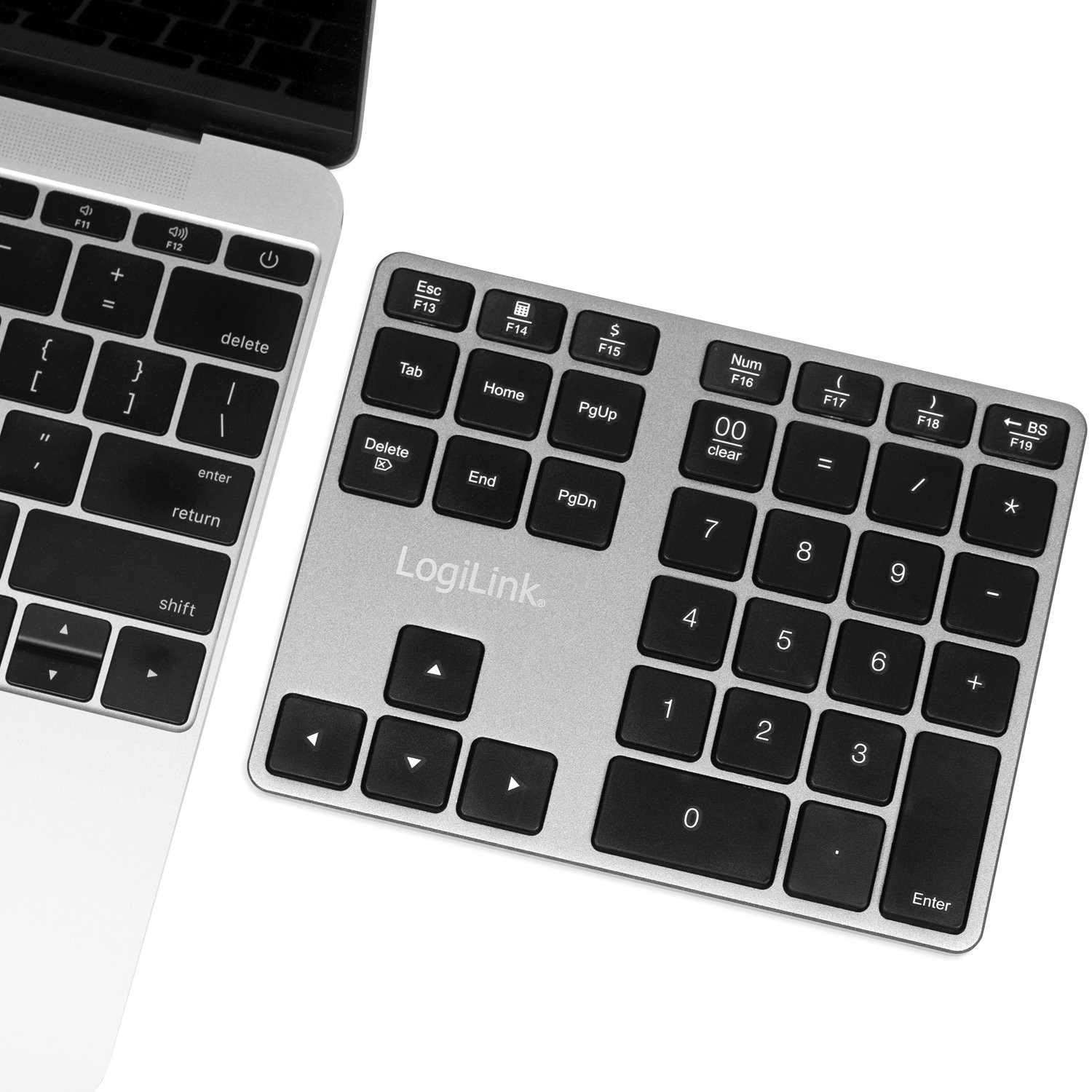 Wireless numeric keyboard with arrow keys