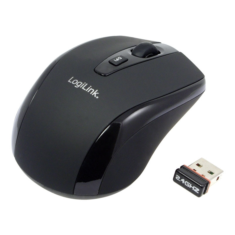 Mouse óptico sem fio 3 botões