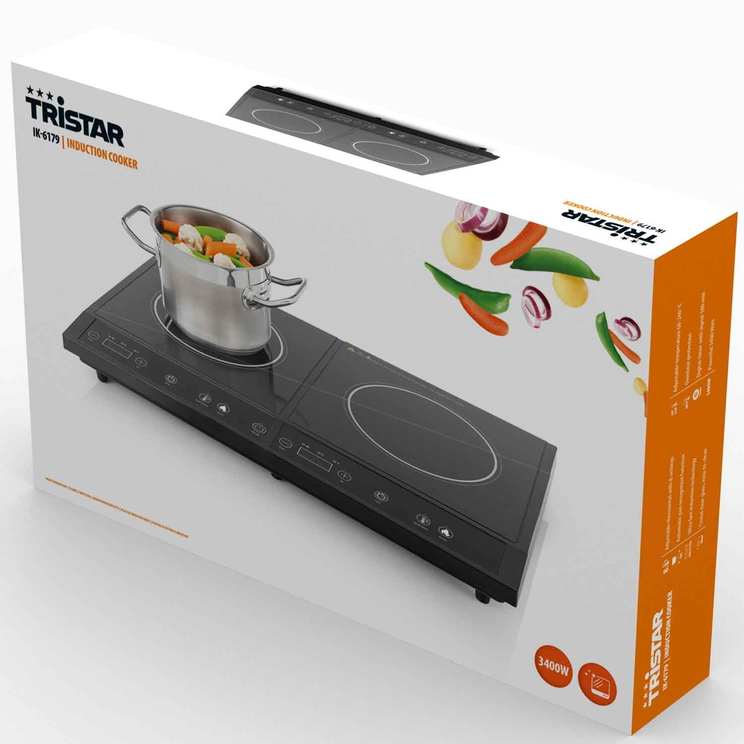 Cuisinière à induction Double 8 niveaux