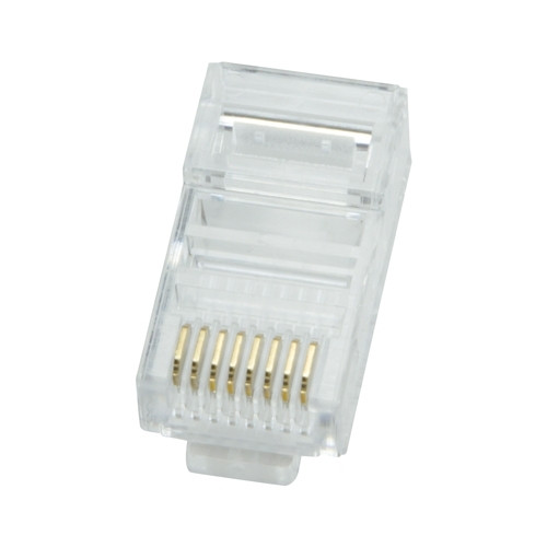 Enchufe modular sin blindaje 100 uds.