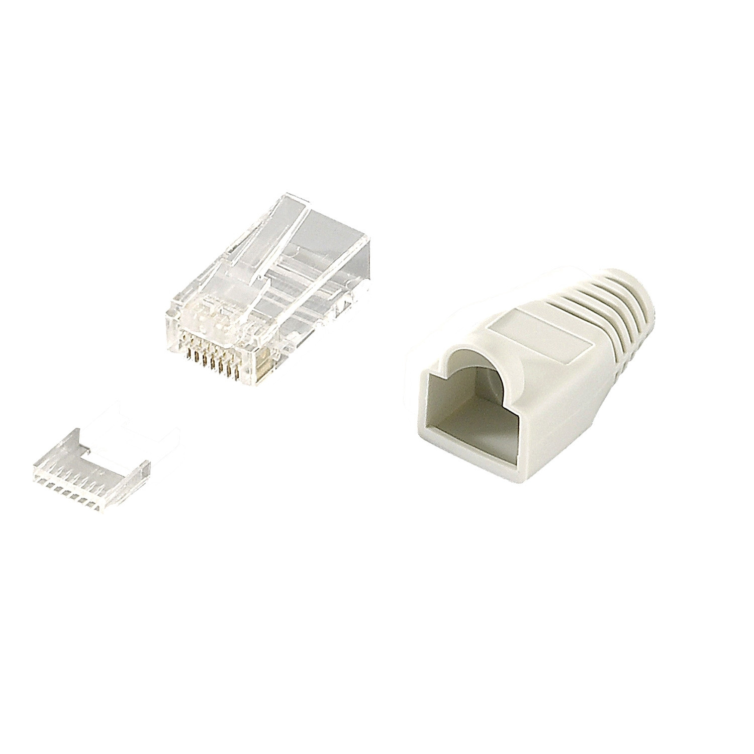 Plugue modular Cat6 sem blindagem 100pcs