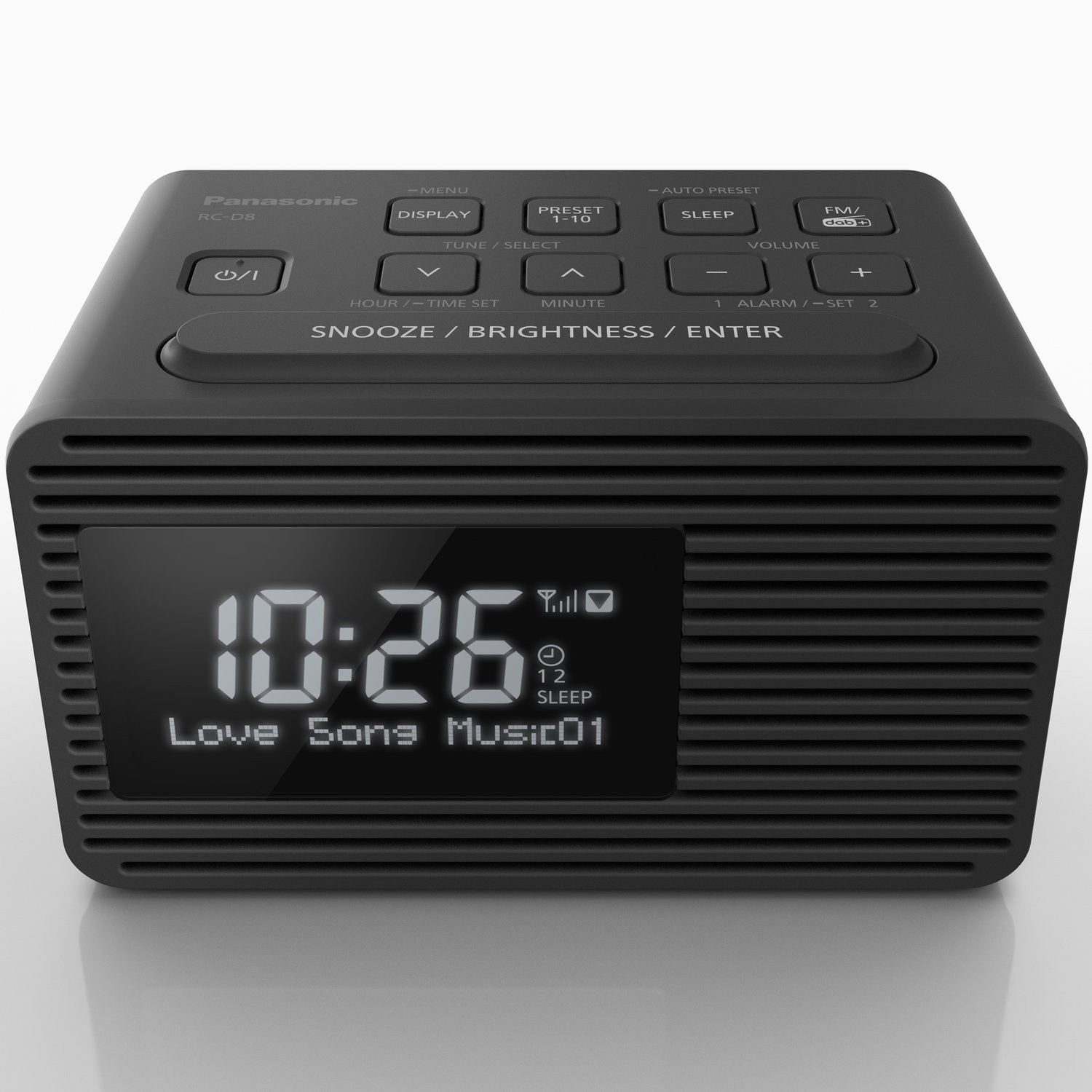 Rádio Relógio DAB+/USB