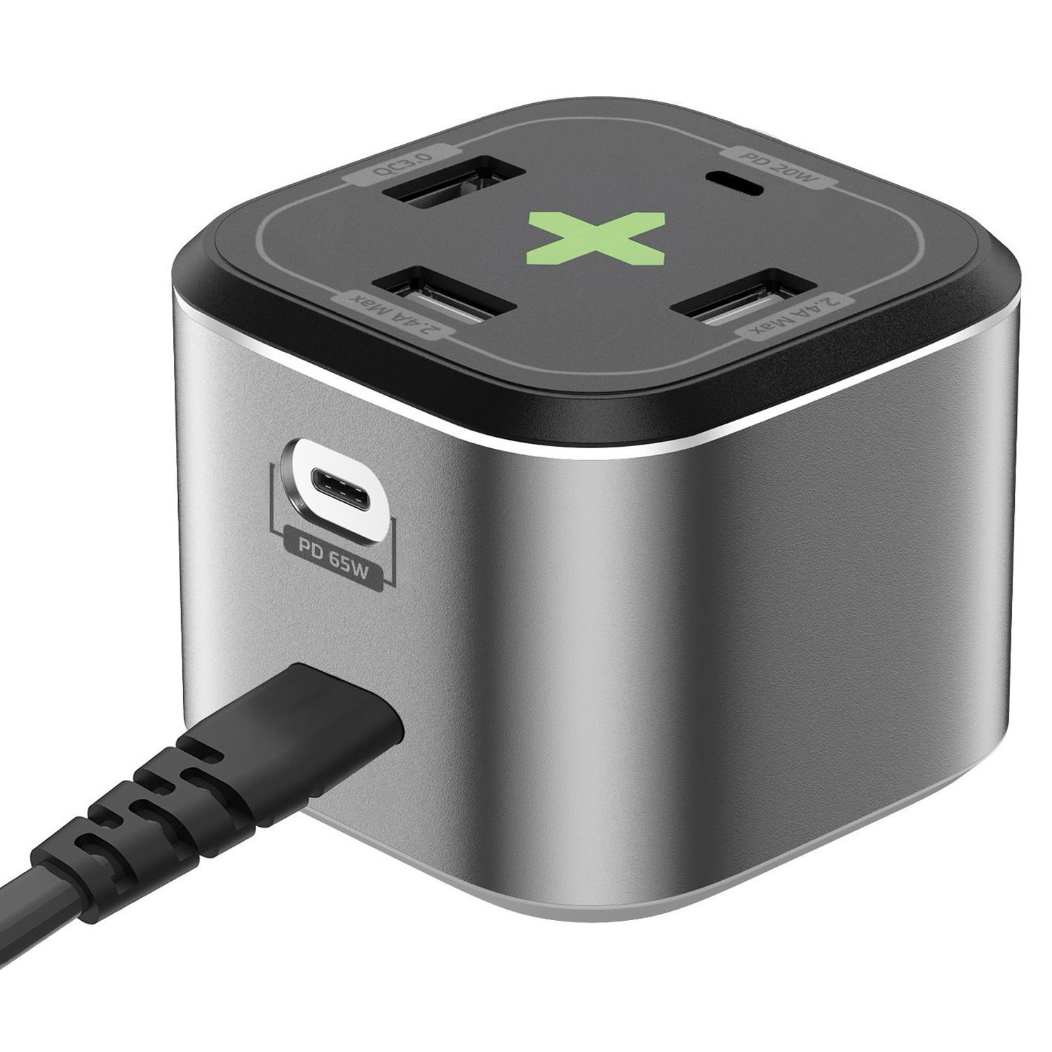 Zasilacz 65W 3xUSB-A 2xUSB-C PD