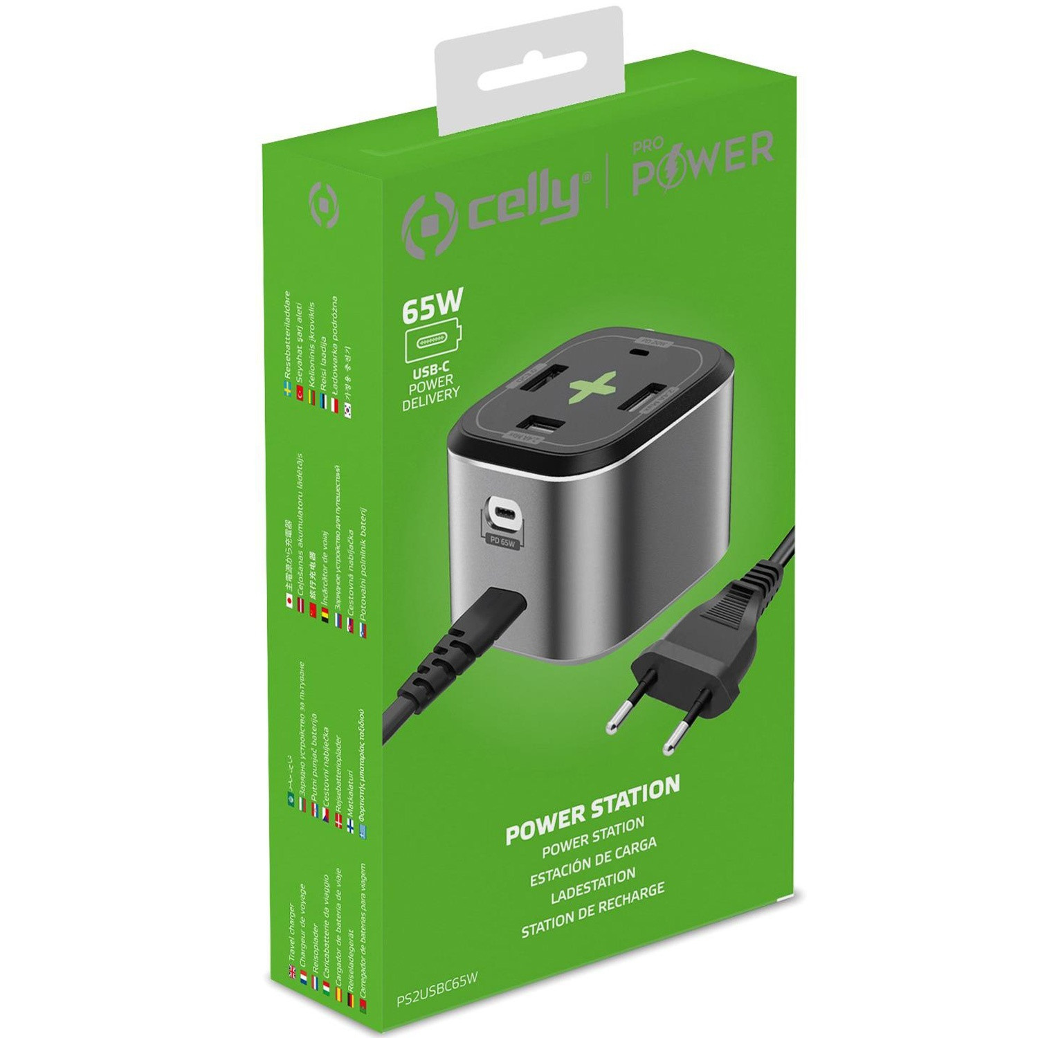 Zasilacz 65W 3xUSB-A 2xUSB-C PD