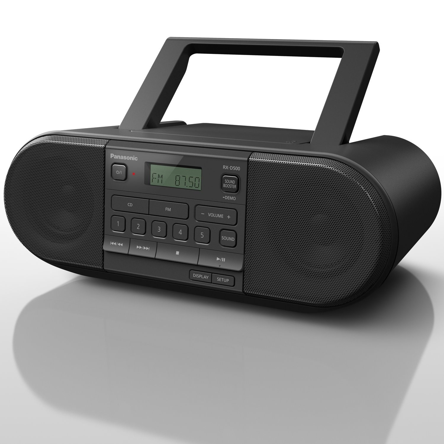 Rádio portátil potente com CD