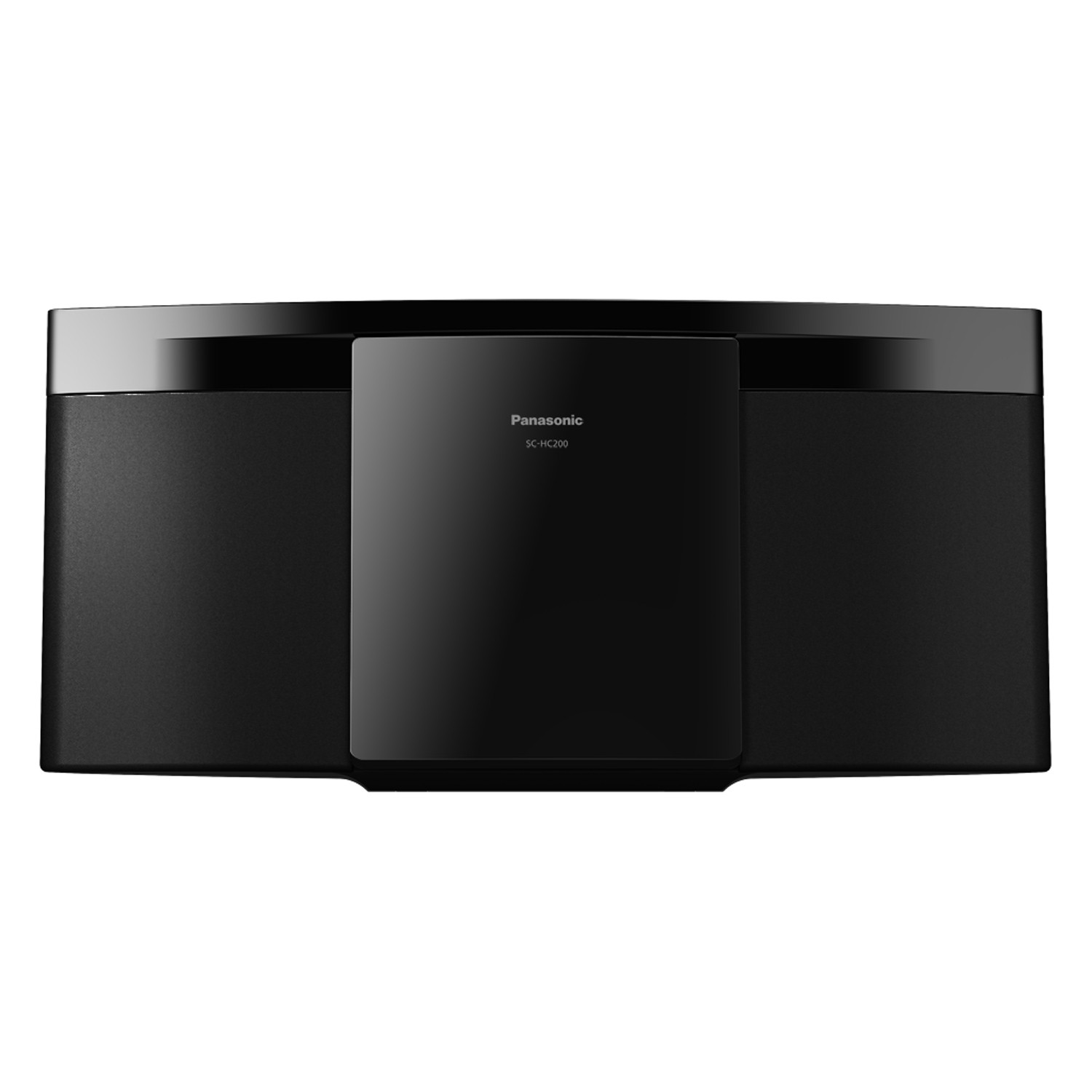 Compacte wandmicrostereo zwart