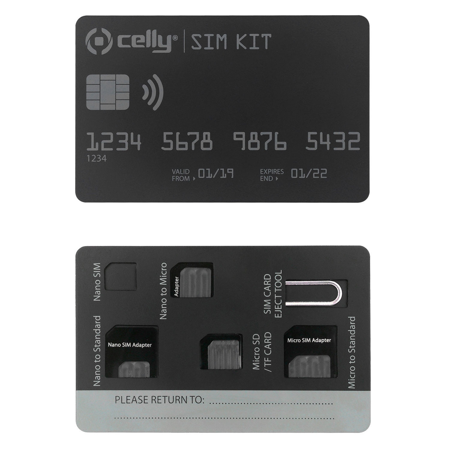 SIM-Kit SIM-Kartenadapter 3er-Pack