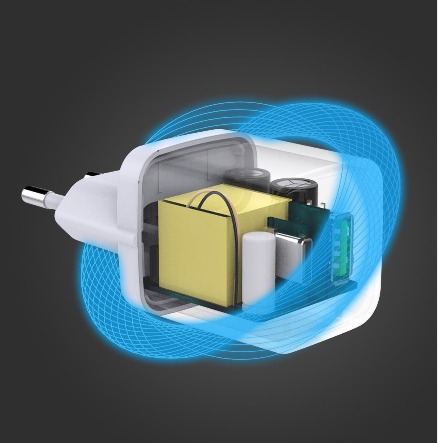 Chargeur USB USB-C PD + USB-A 20W