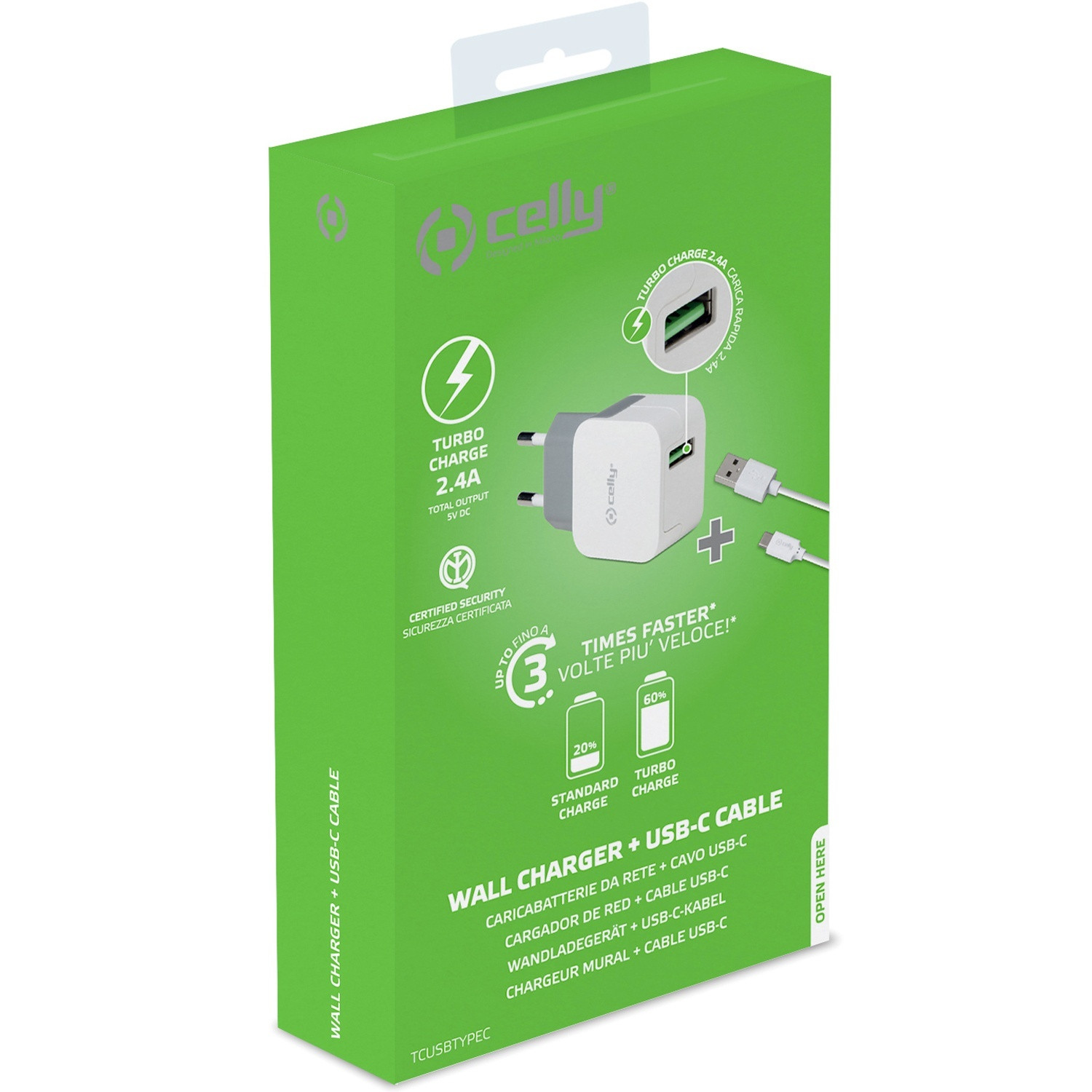 USB-Ladegerät USB-C 2,4A