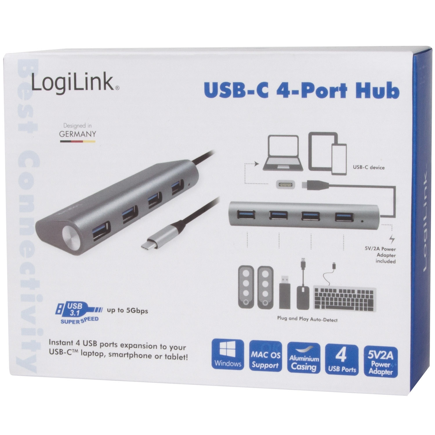 USB-C 4-Port-USB-Hub