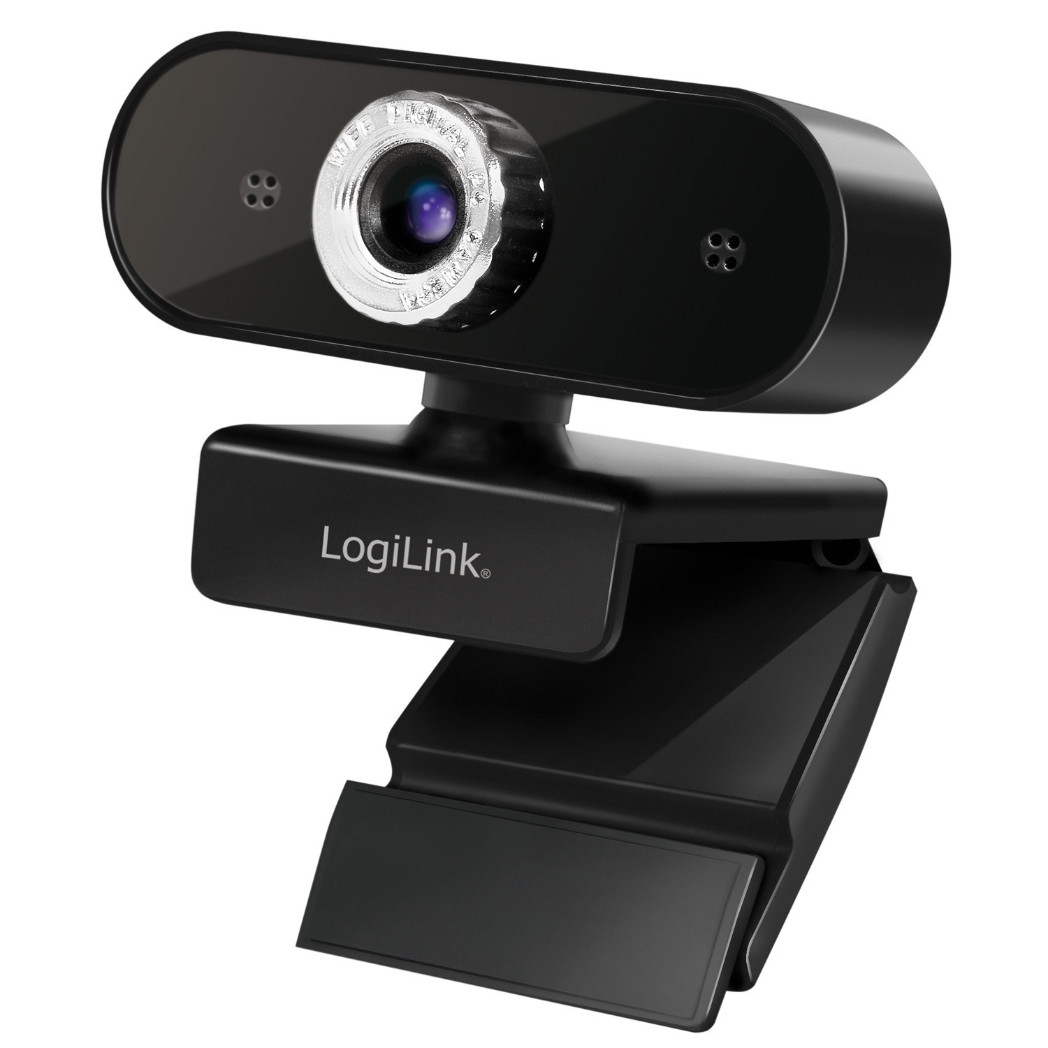 Webcam HD 1080p com microfone embutido