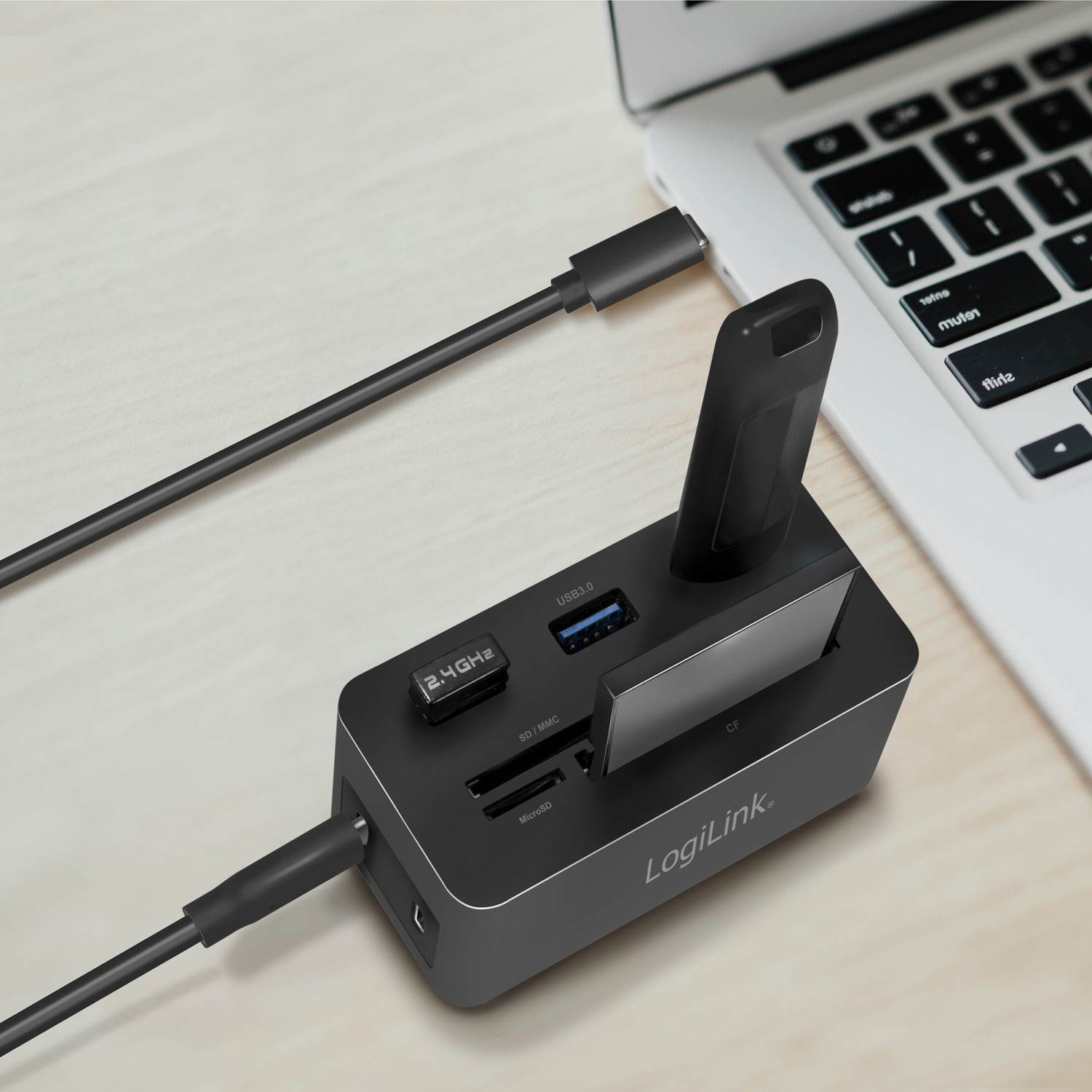 PC/Mac-minidock HDMI, USB-C, USB