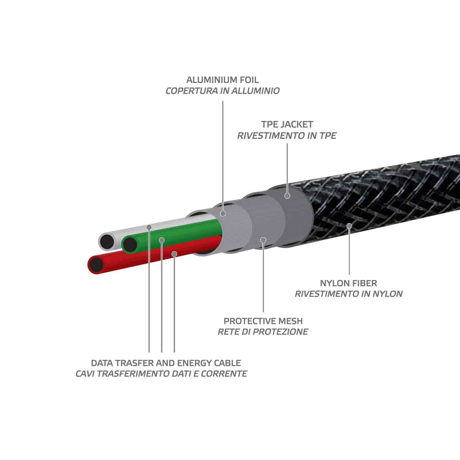 Extreme Cable Lightning 25cm S