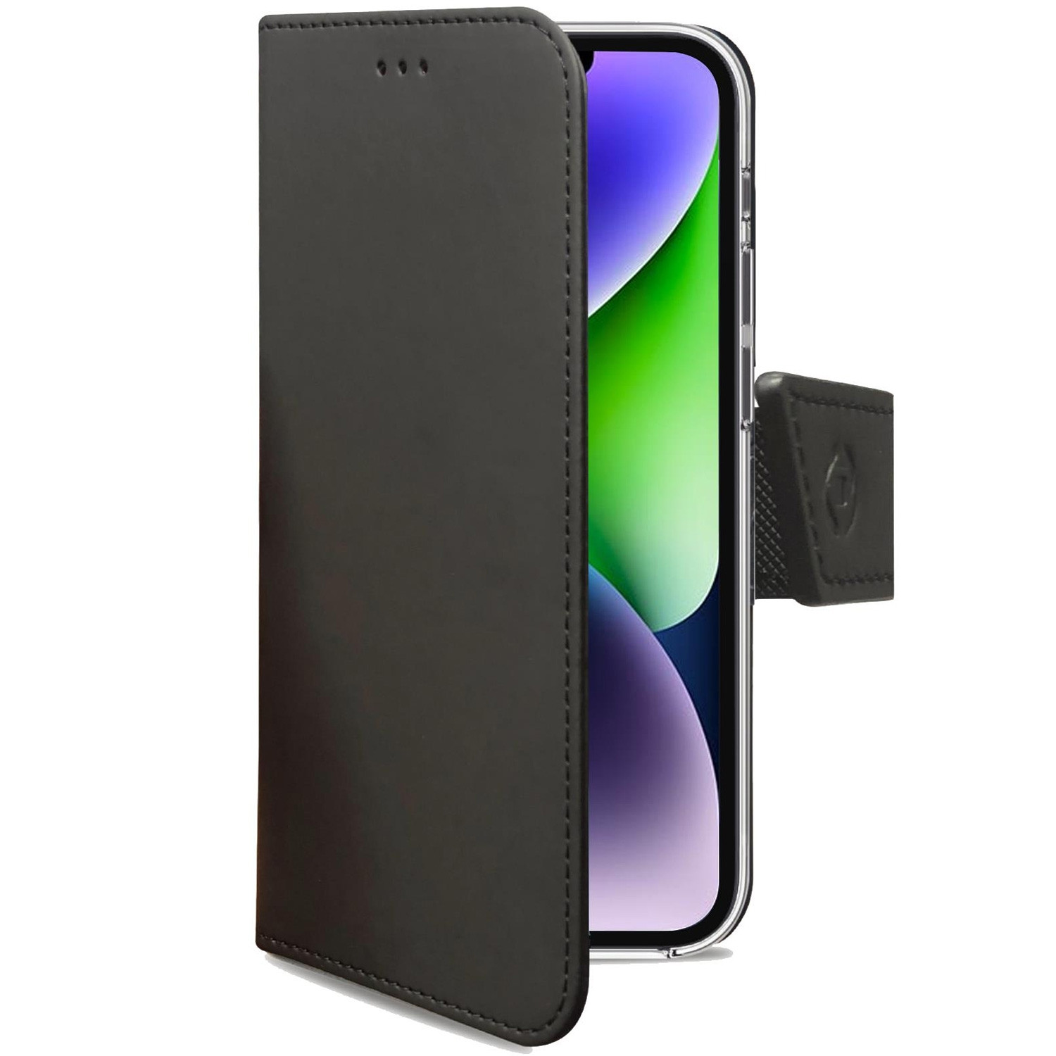 Wallet Case iPhone 14 Plus Schwarz