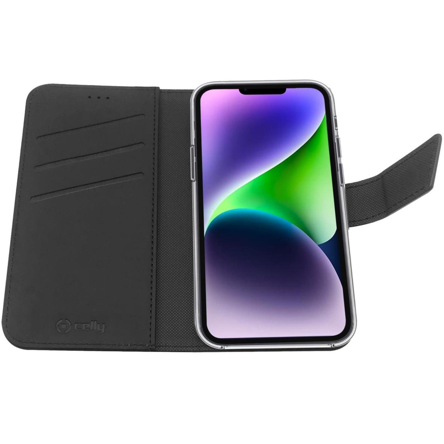 Funda Cartera iPhone 14 Plus Negra