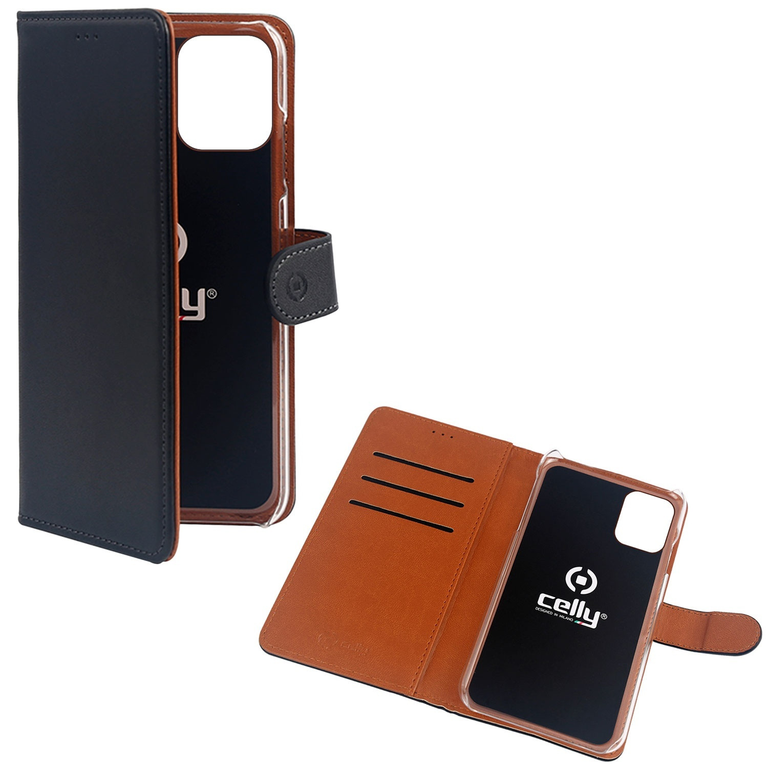 Wallet Case iPhone 12 Mini Schwarz
