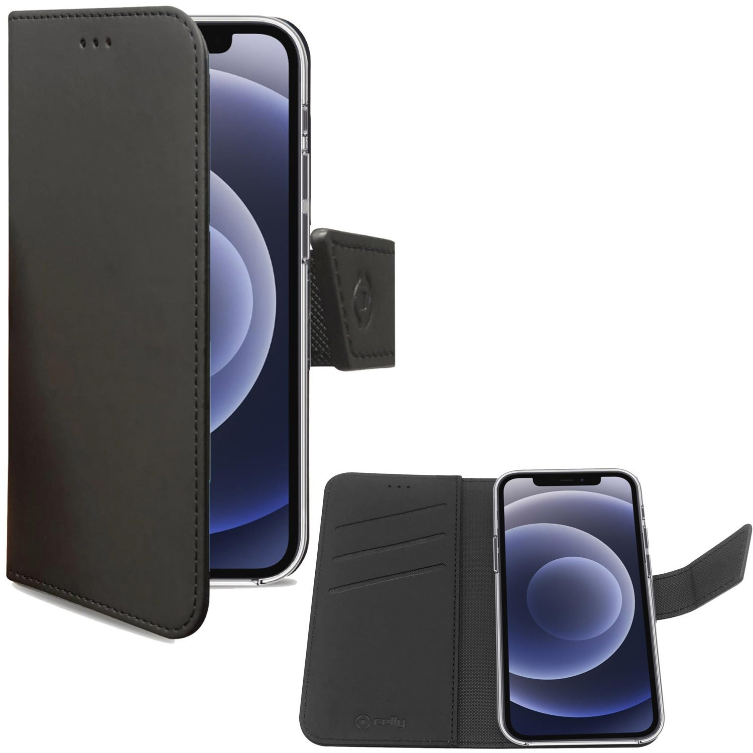 Wallet Case iPhone 13 Pro Max Schwarz