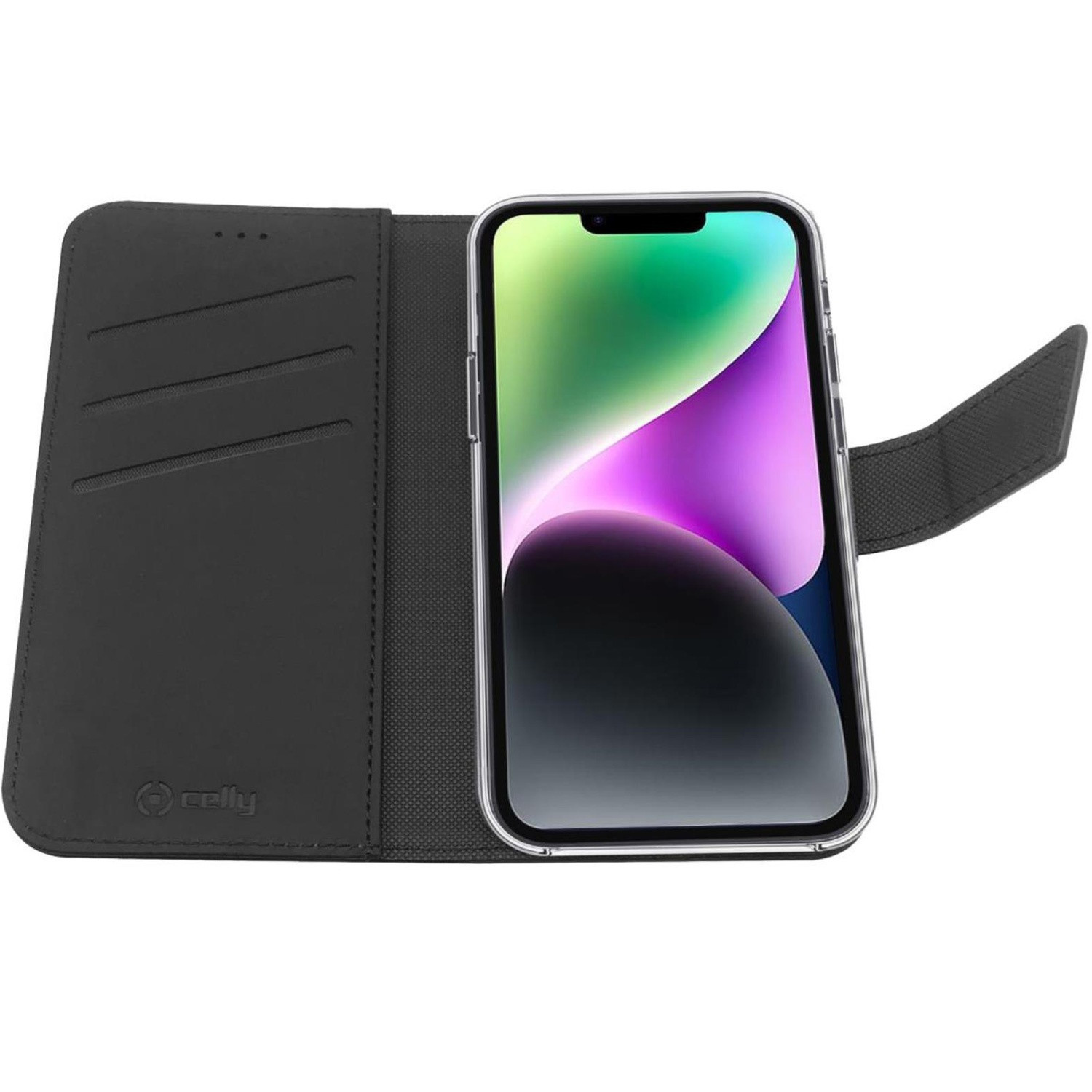 Wallet Case iPhone 14 Schwarz