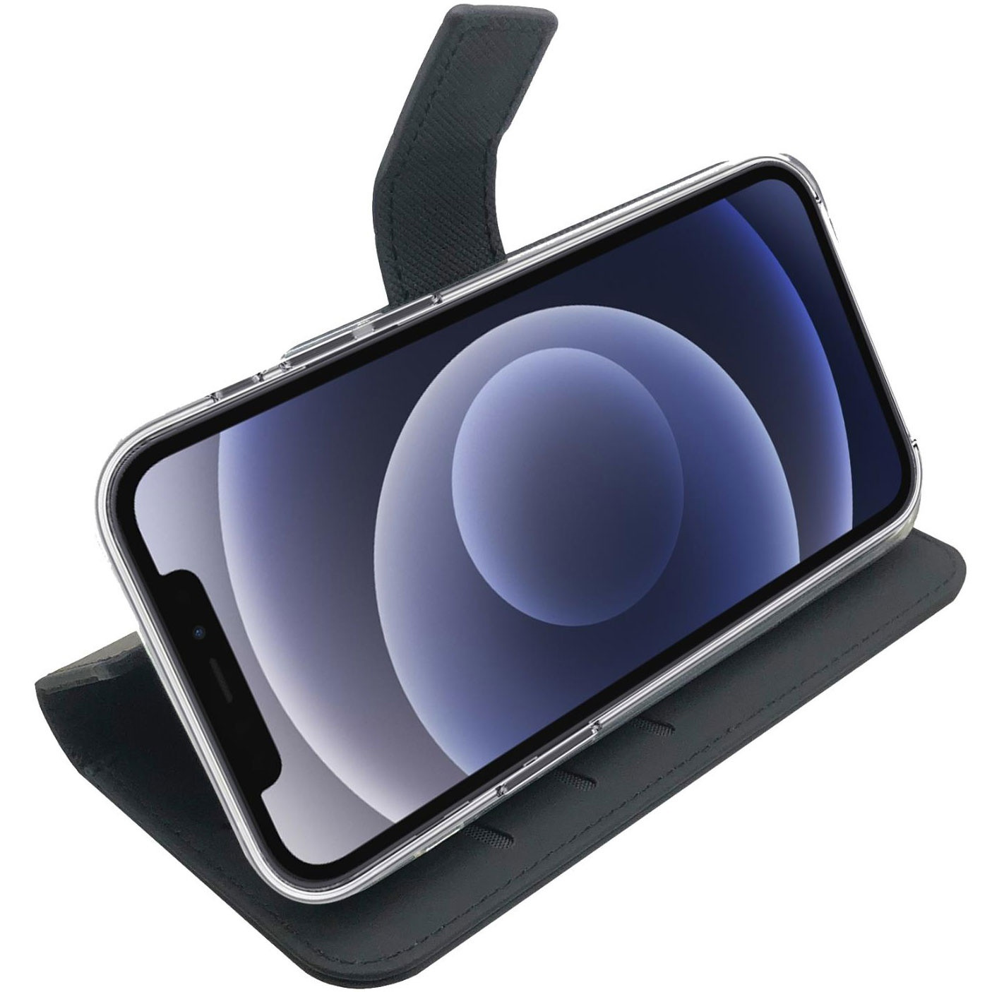 Wallet Case iPhone 13 Pro Max Schwarz