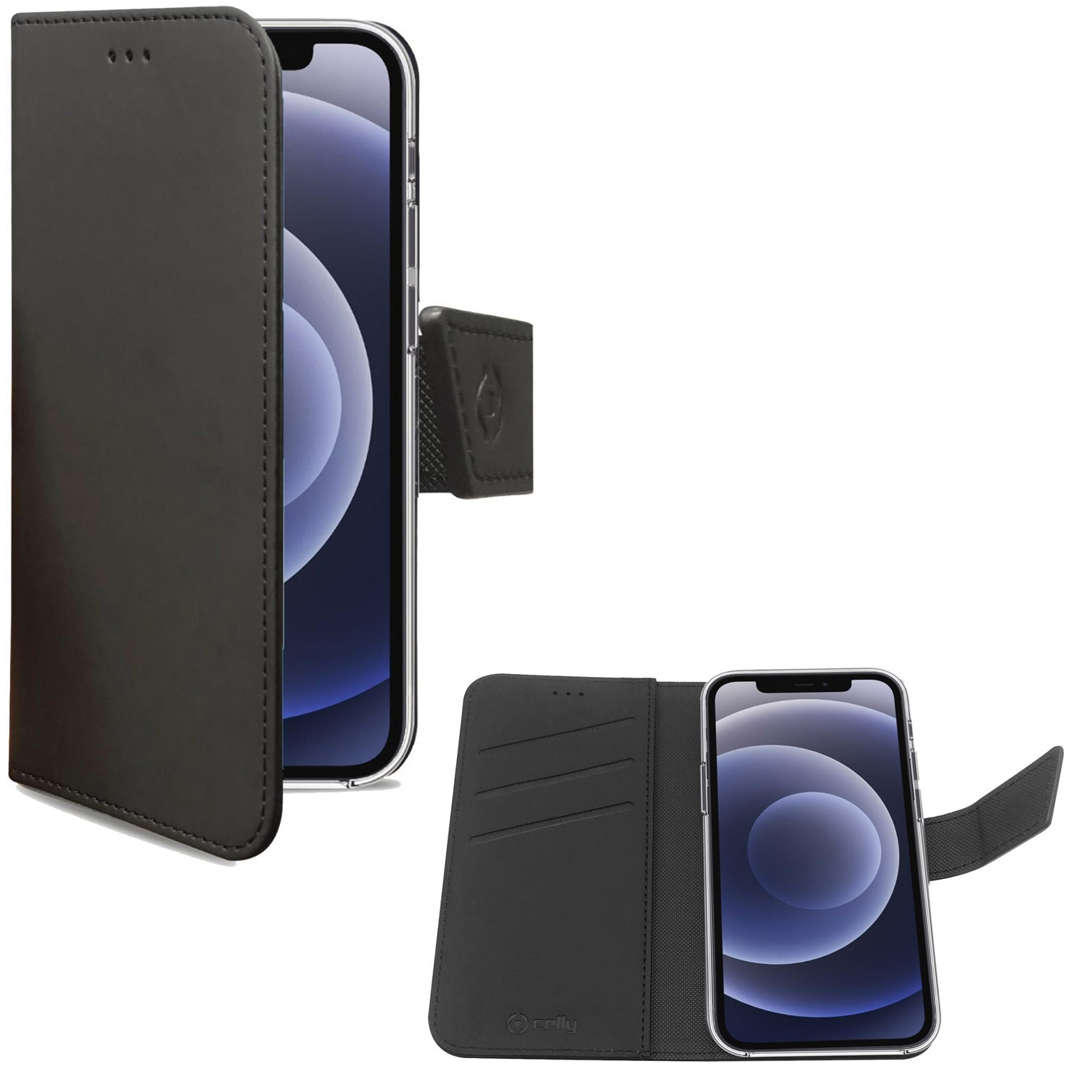 Funda Cartera iPhone 13 Mini Negra