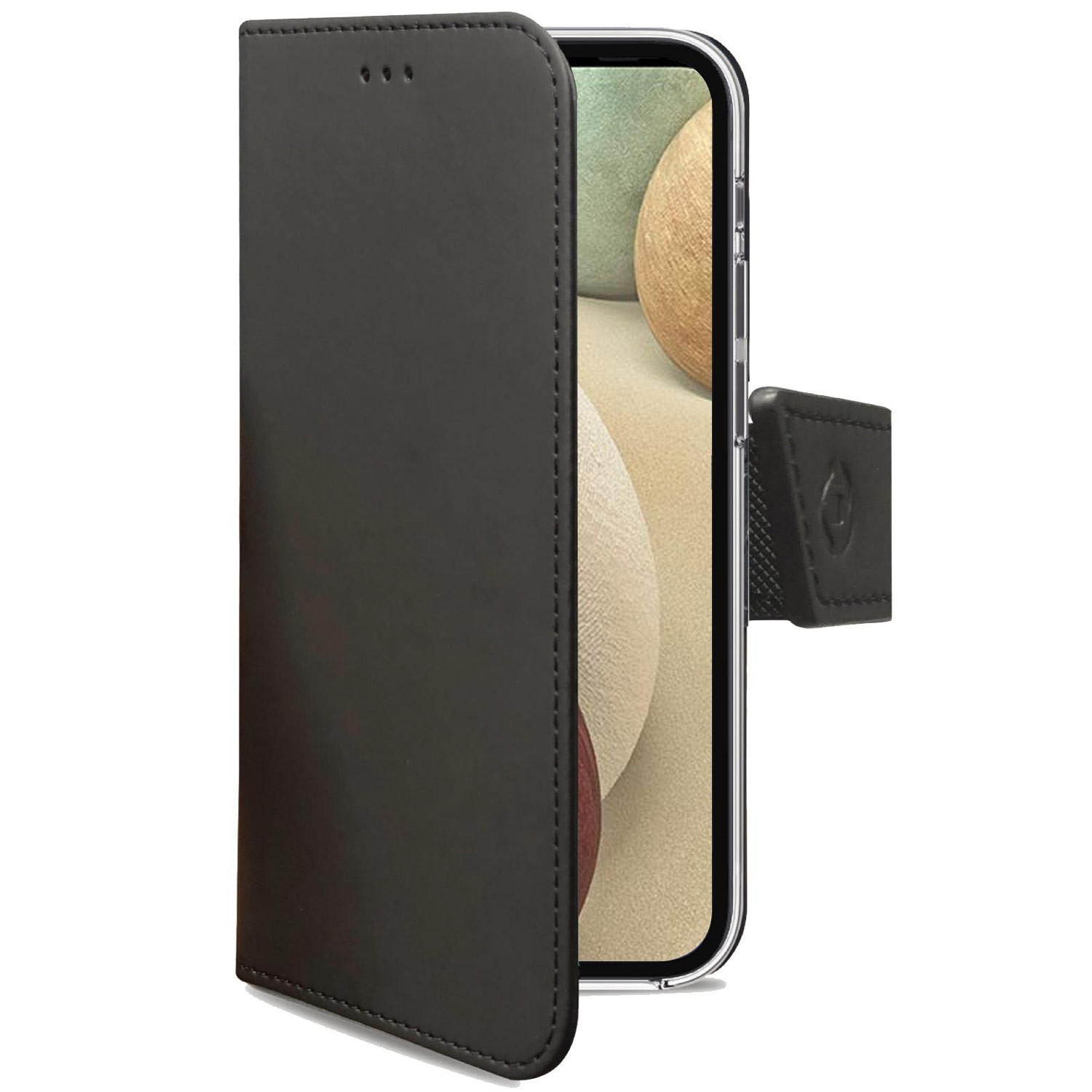 Wallet Case Galaxy A12 Schwarz