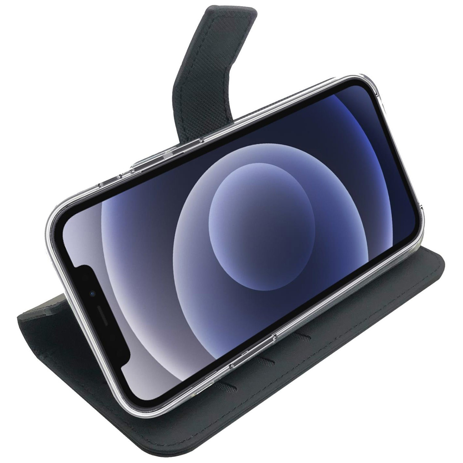 Wallet Case iPhone 13 Mini Black