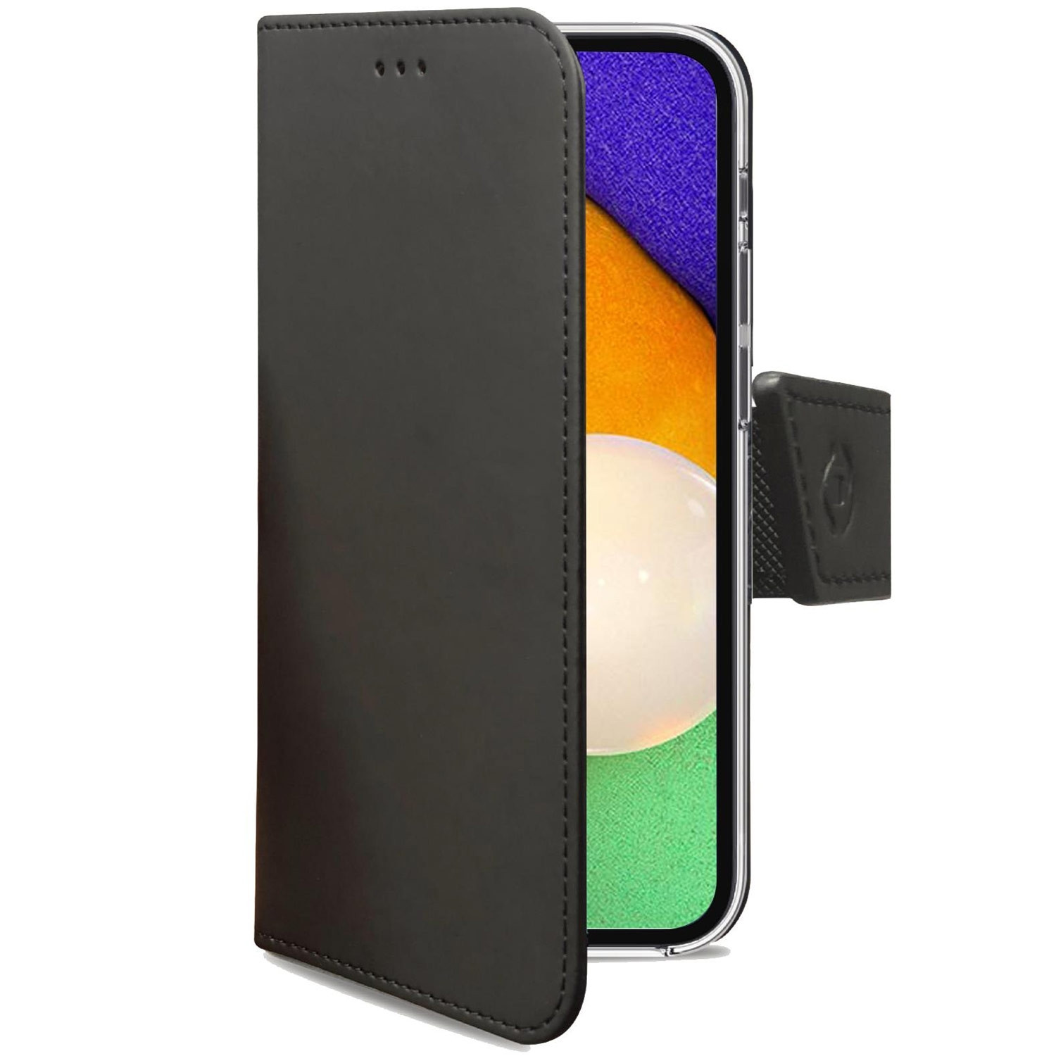 Wallet Case Galaxy A03s Schwarz
