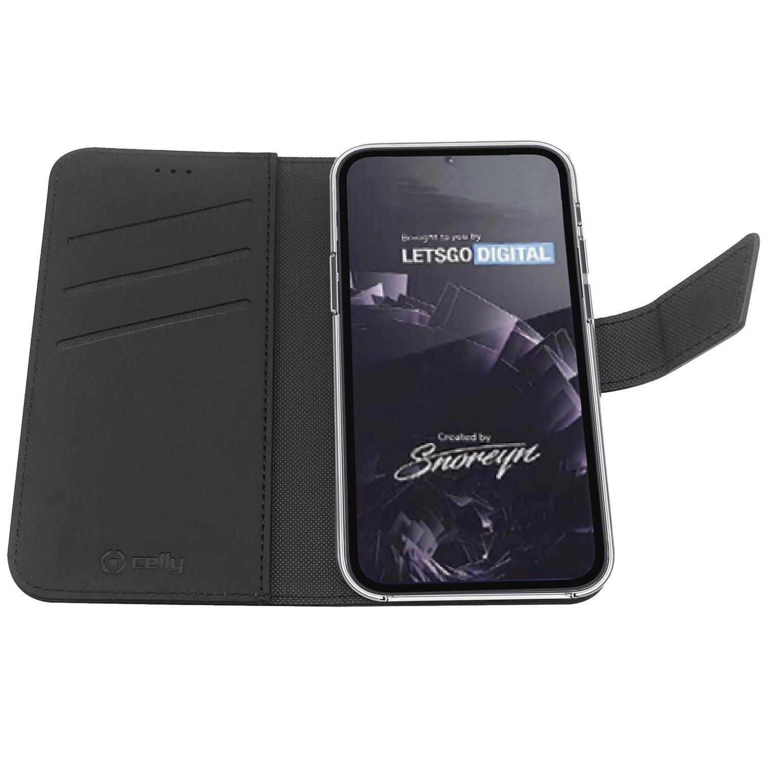Wallet Case Galaxy S21 Schwarz