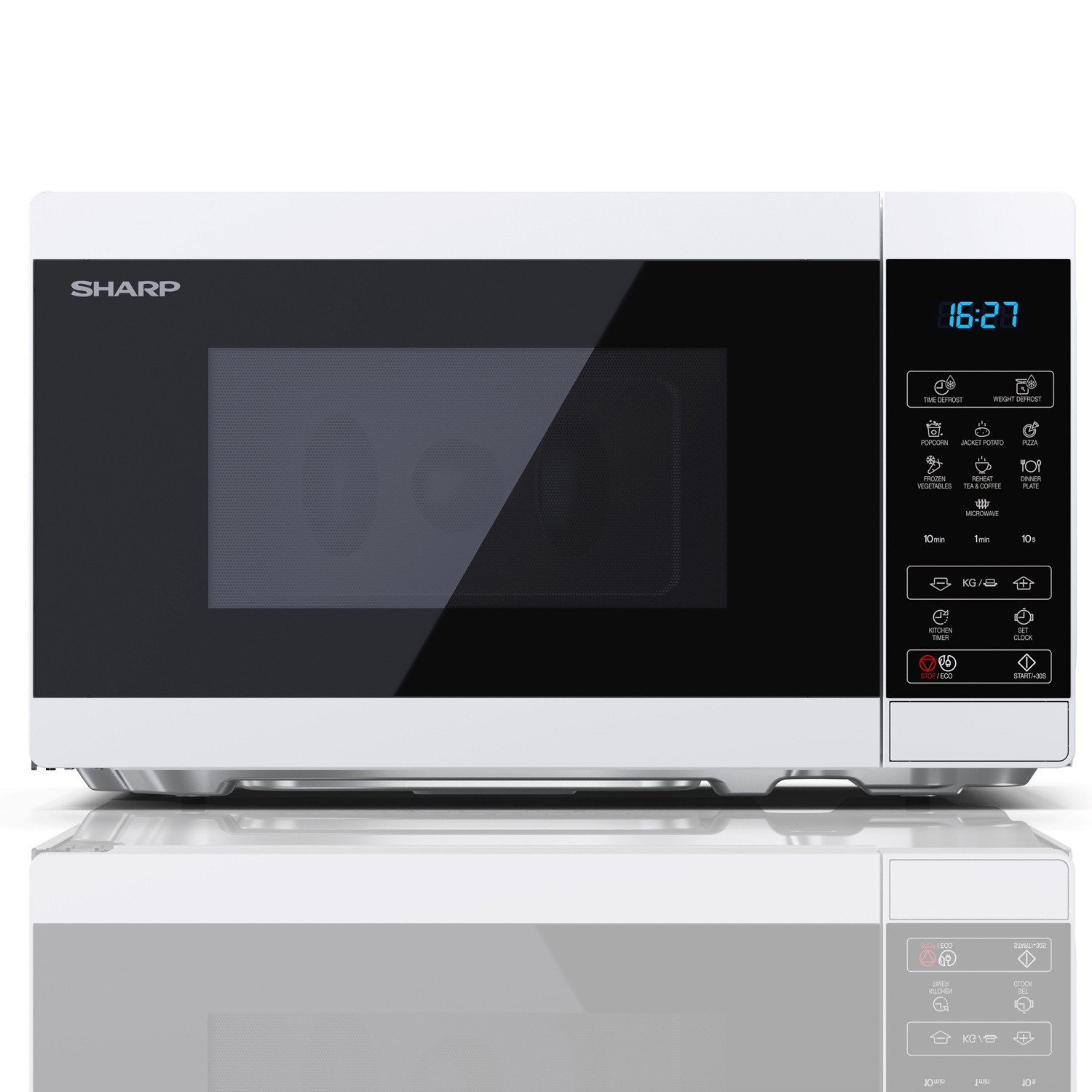 Horno microondas 20l Panel digital 800W Blanco