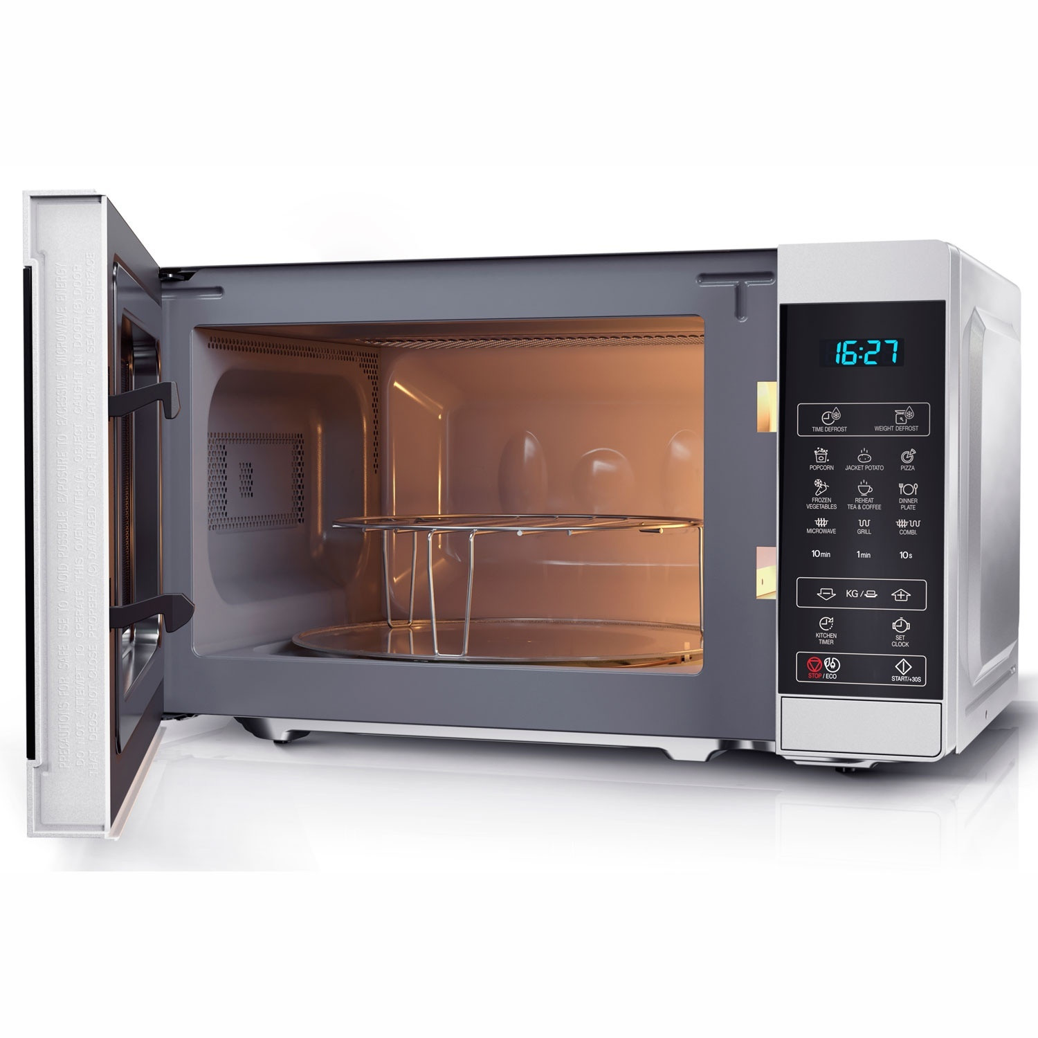Horno microondas 20l Panel digital 800W Grill