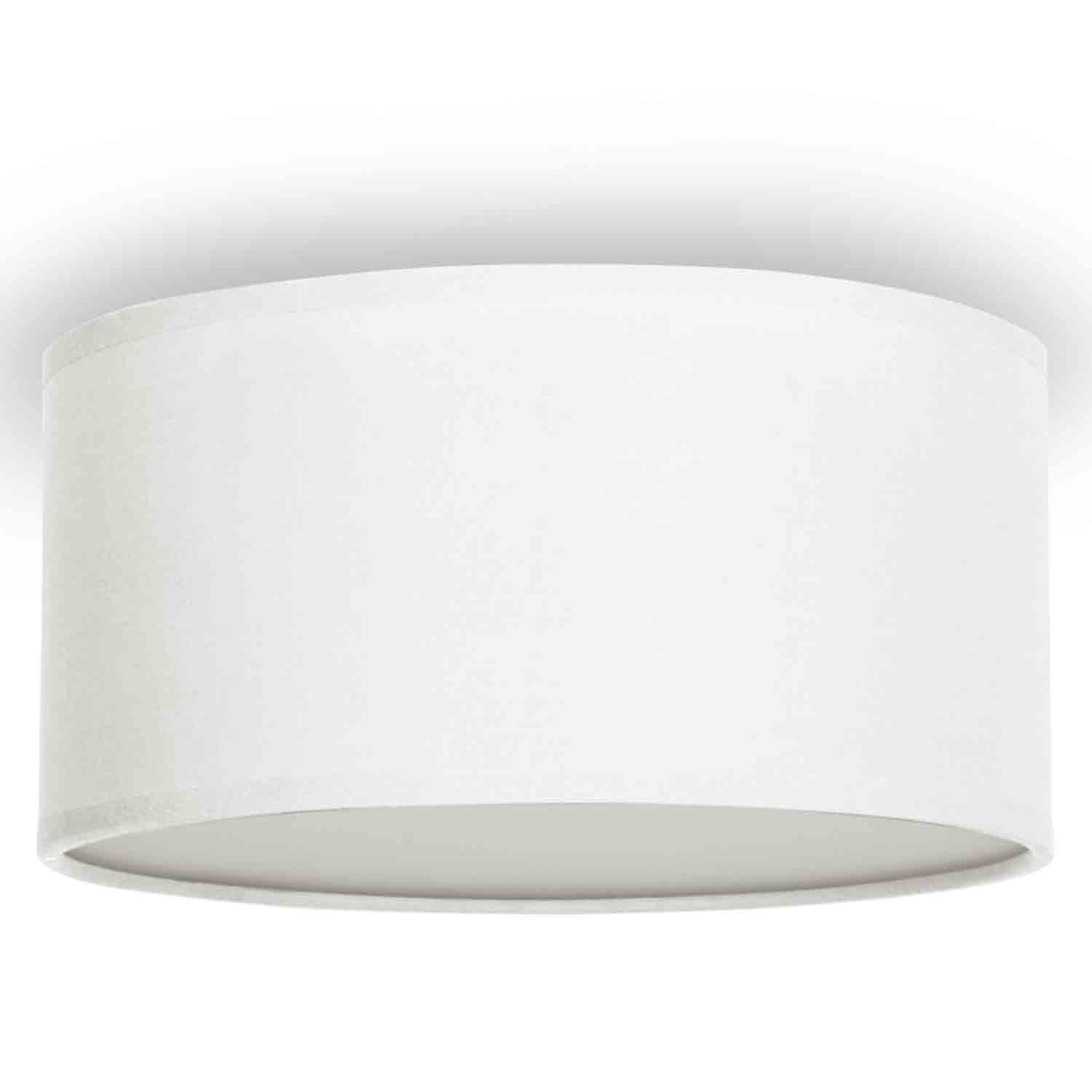 Plafondlamp Textiel Ø20cm Wit