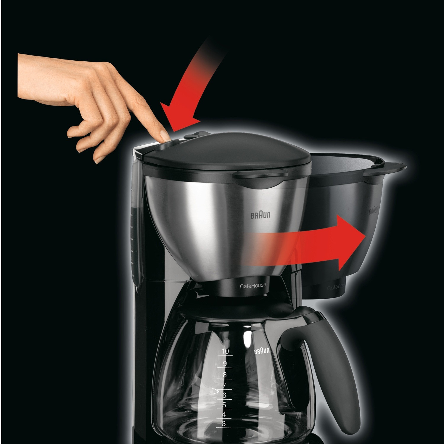 Cafetera KF570/1 negra