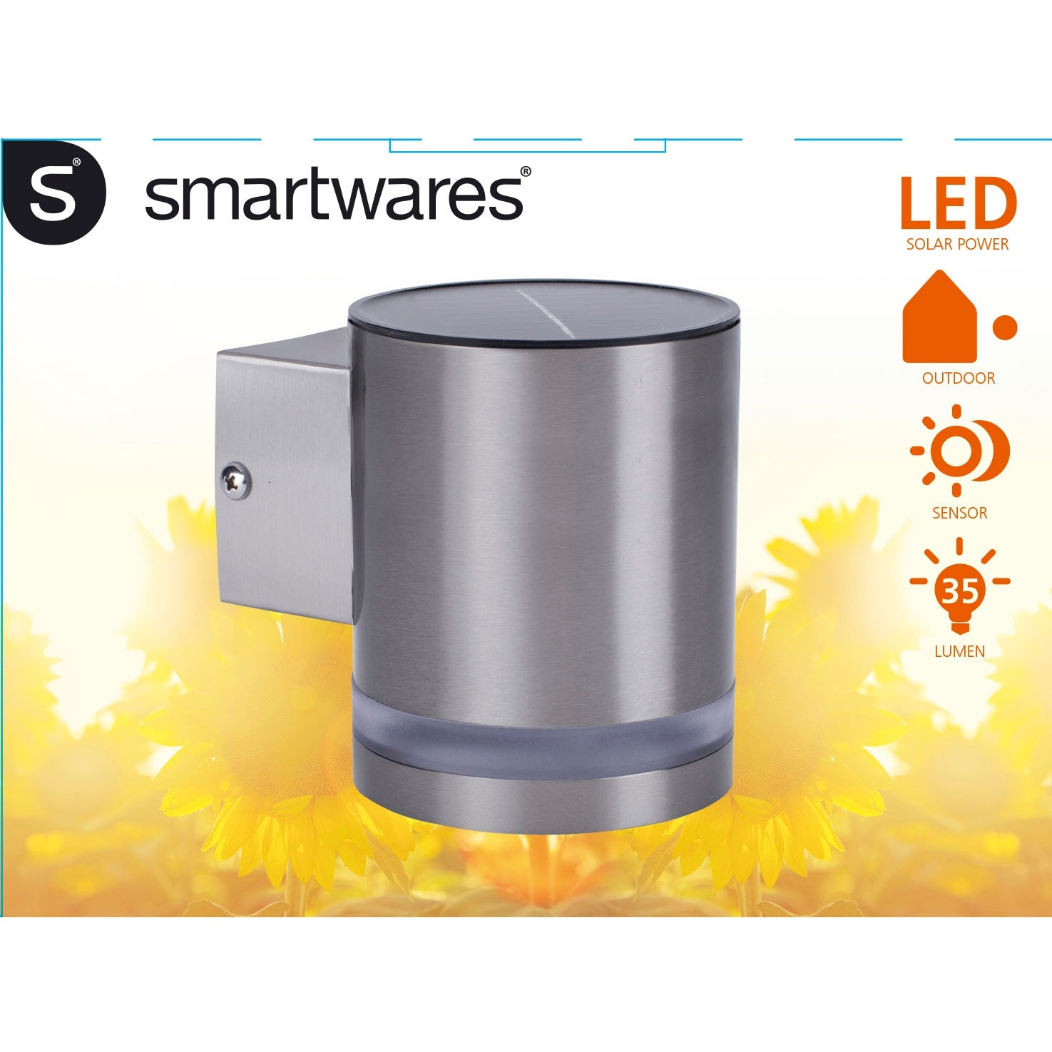 Solar lighting Wall mount Straight