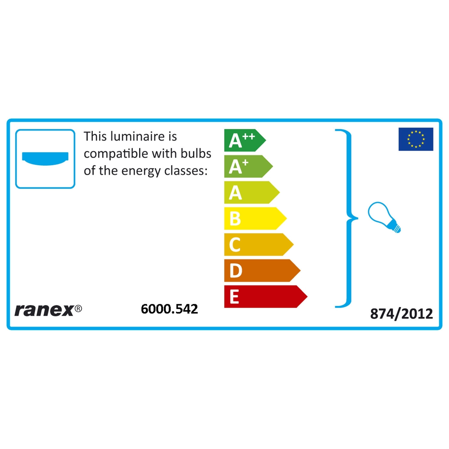 Deckenleuchte Textil Ø40cm Weiß