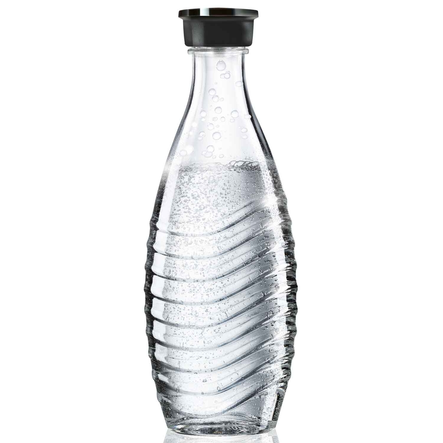 Glasflasche Kristallpinguin