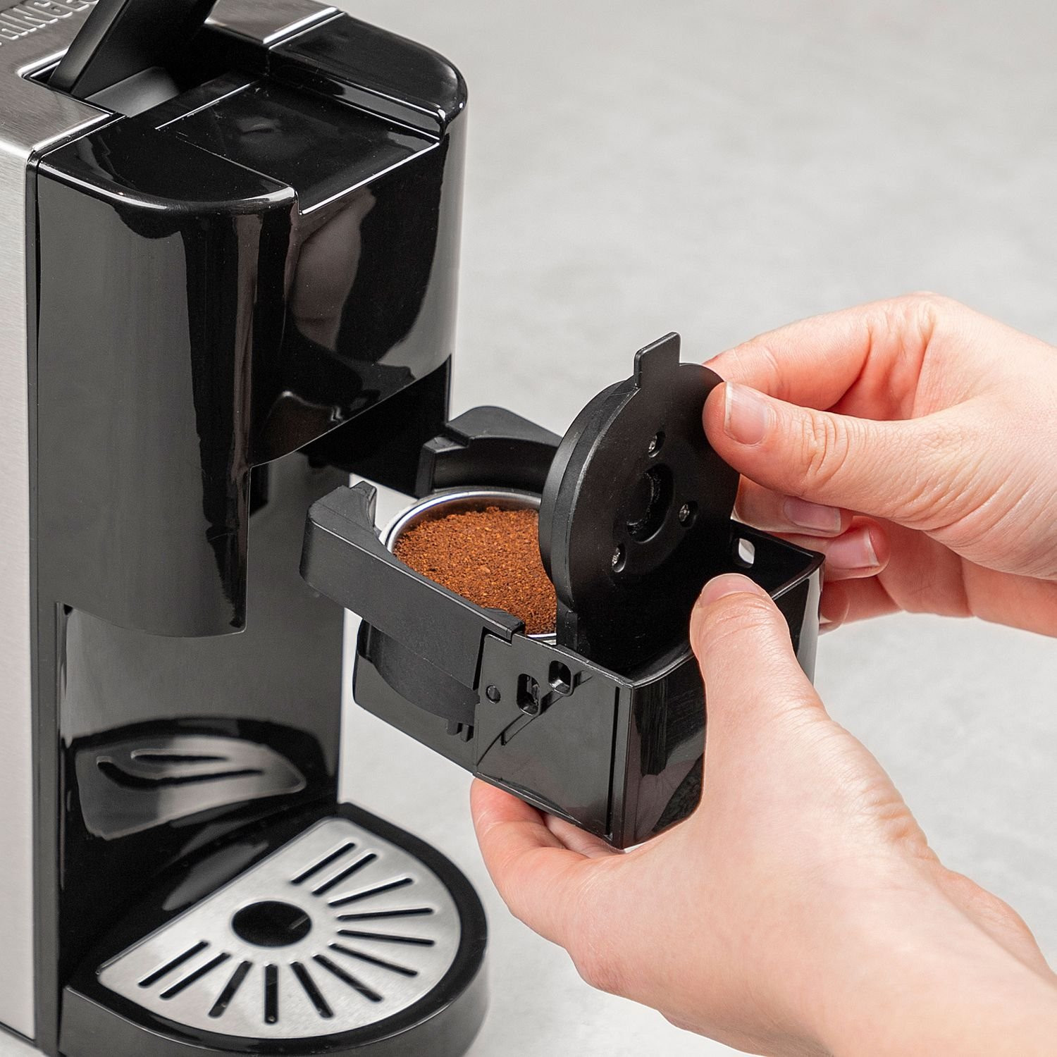 Multi Capsulemachine RVS 4-in-1