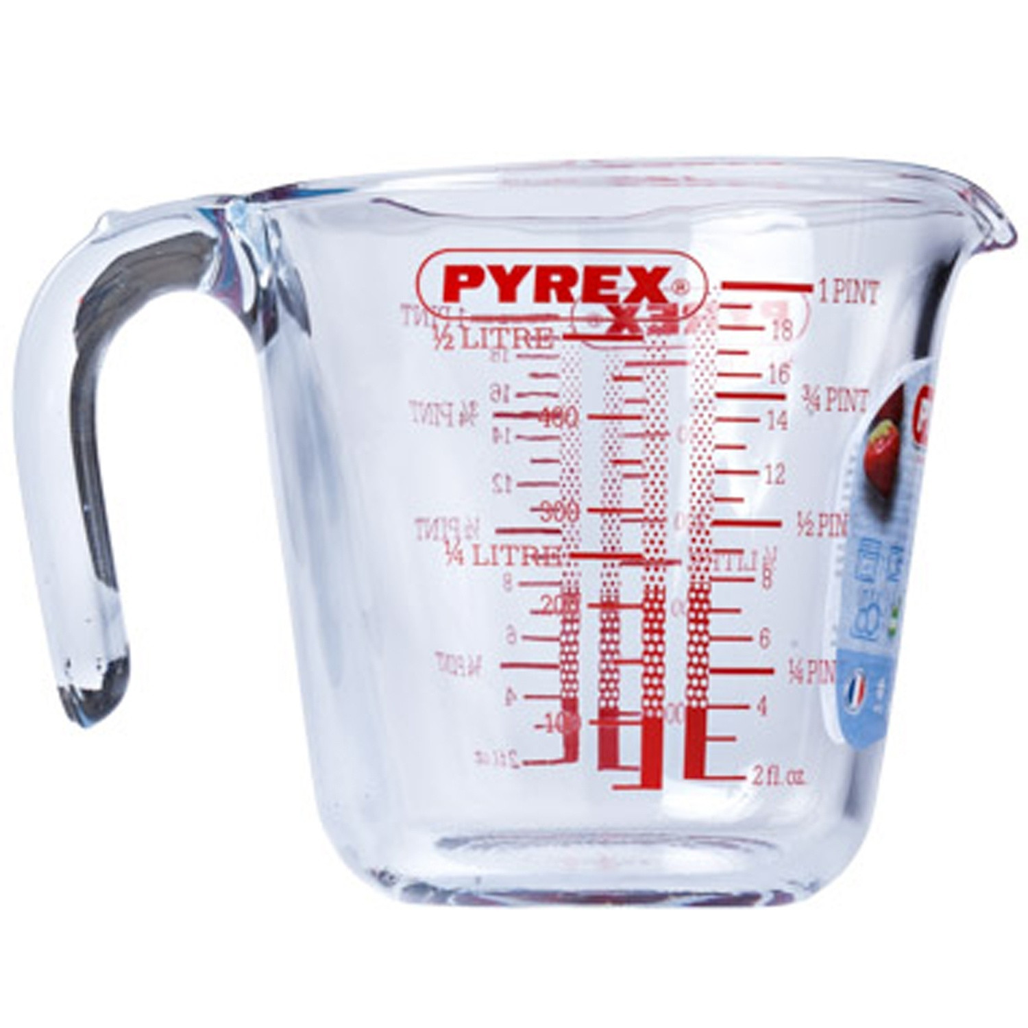 Maatbeker glas 0,50L