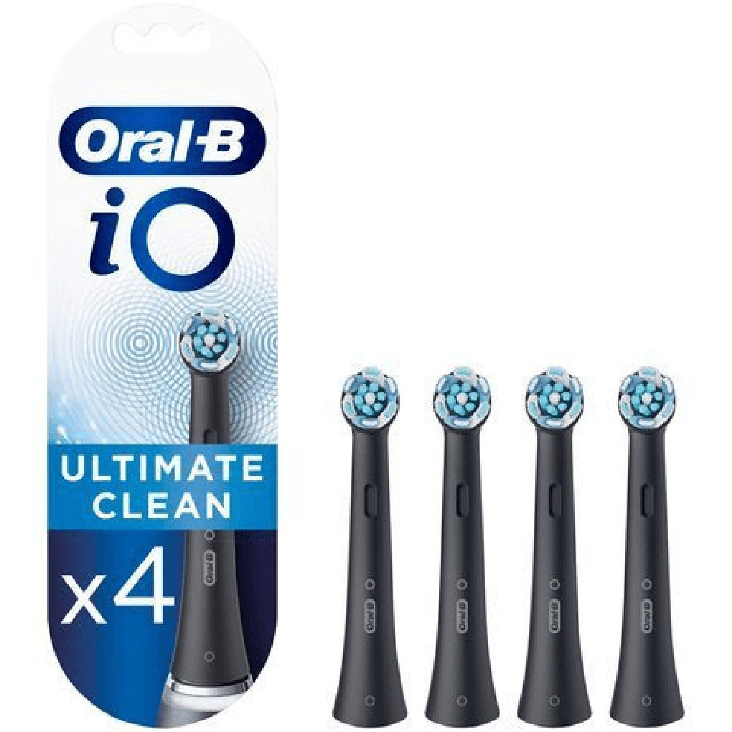 Testina iO Ultimate Clean Nero 4 pezzi